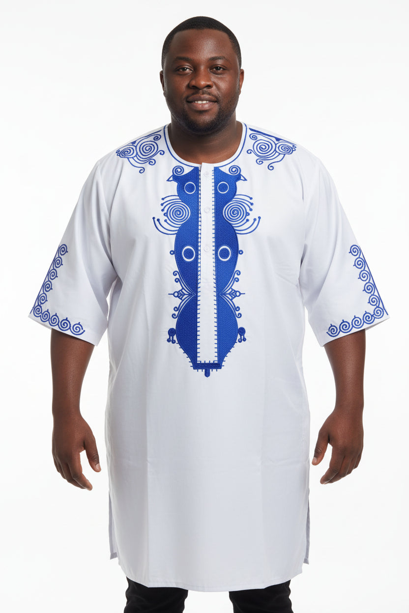 Tunic Shirt / Men/ Unisex/ Embroidery