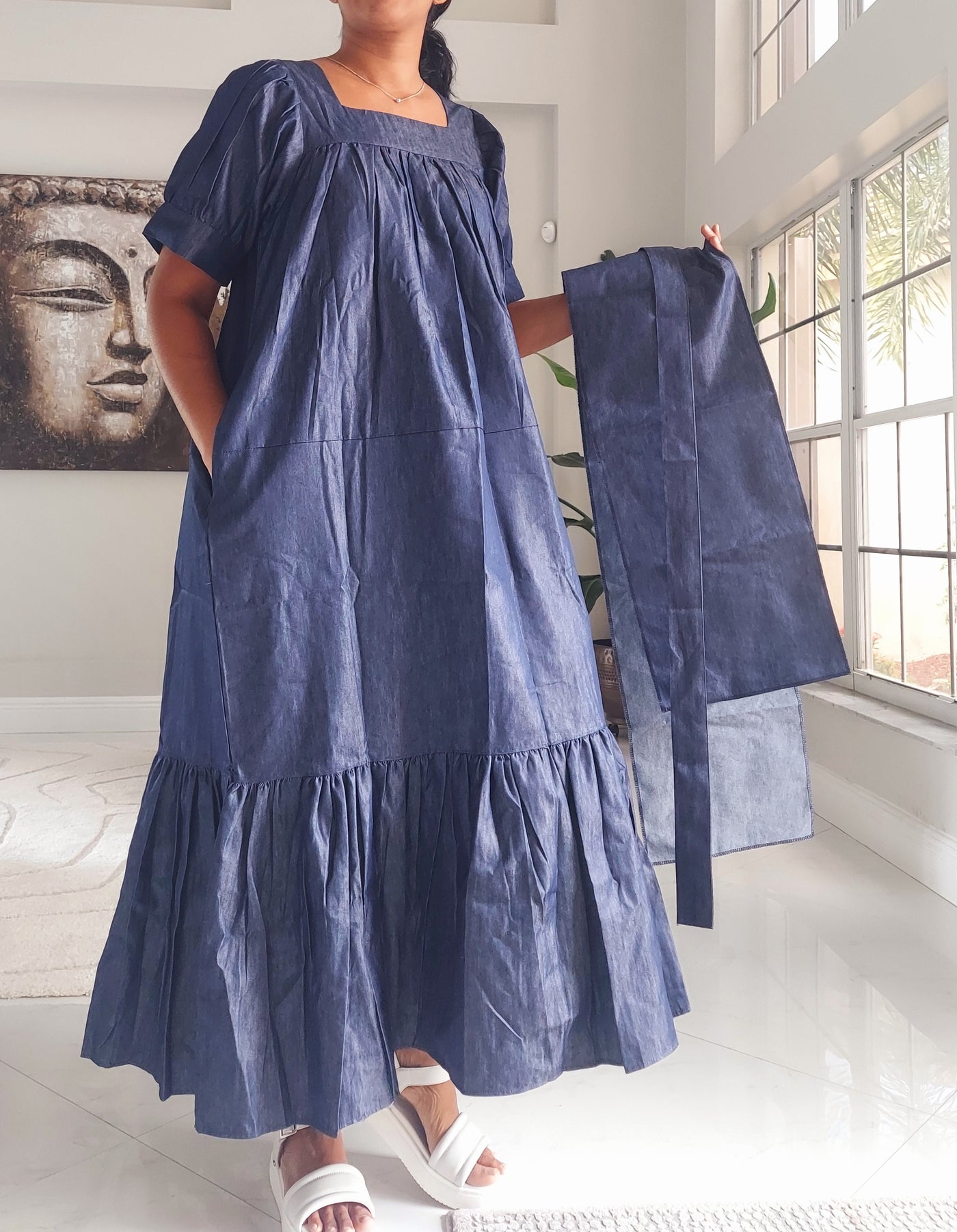 denim mumu dress Denim Dresses for Women