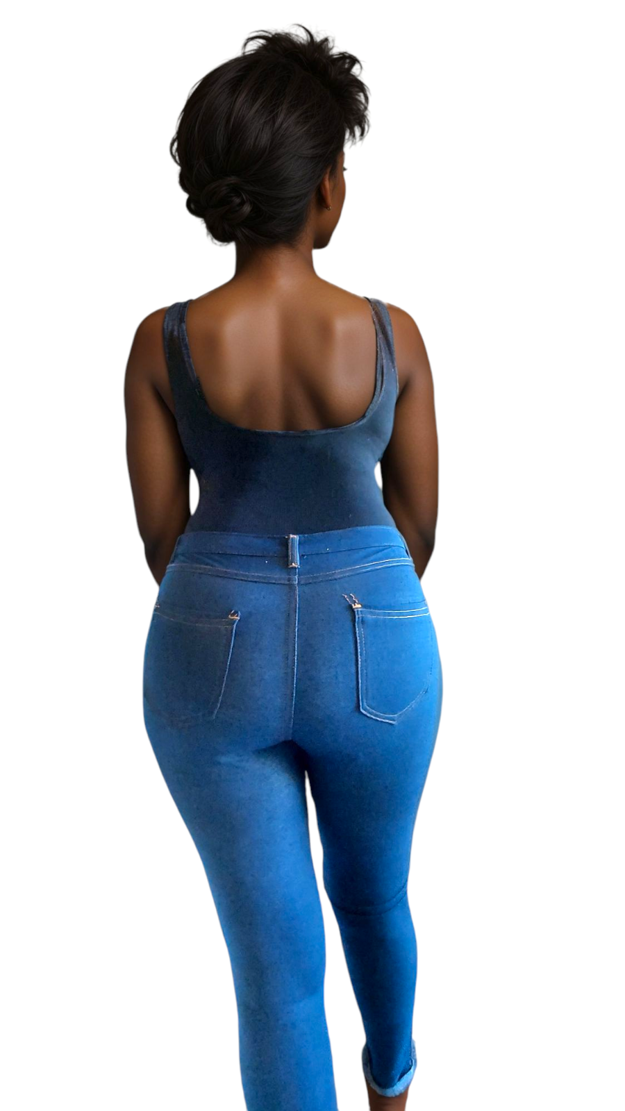 JP2754-Jean Legging /Jeggings With Zipper