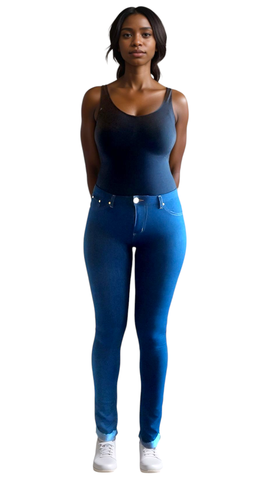 JP2754-Jean Legging /Jeggings With Zipper