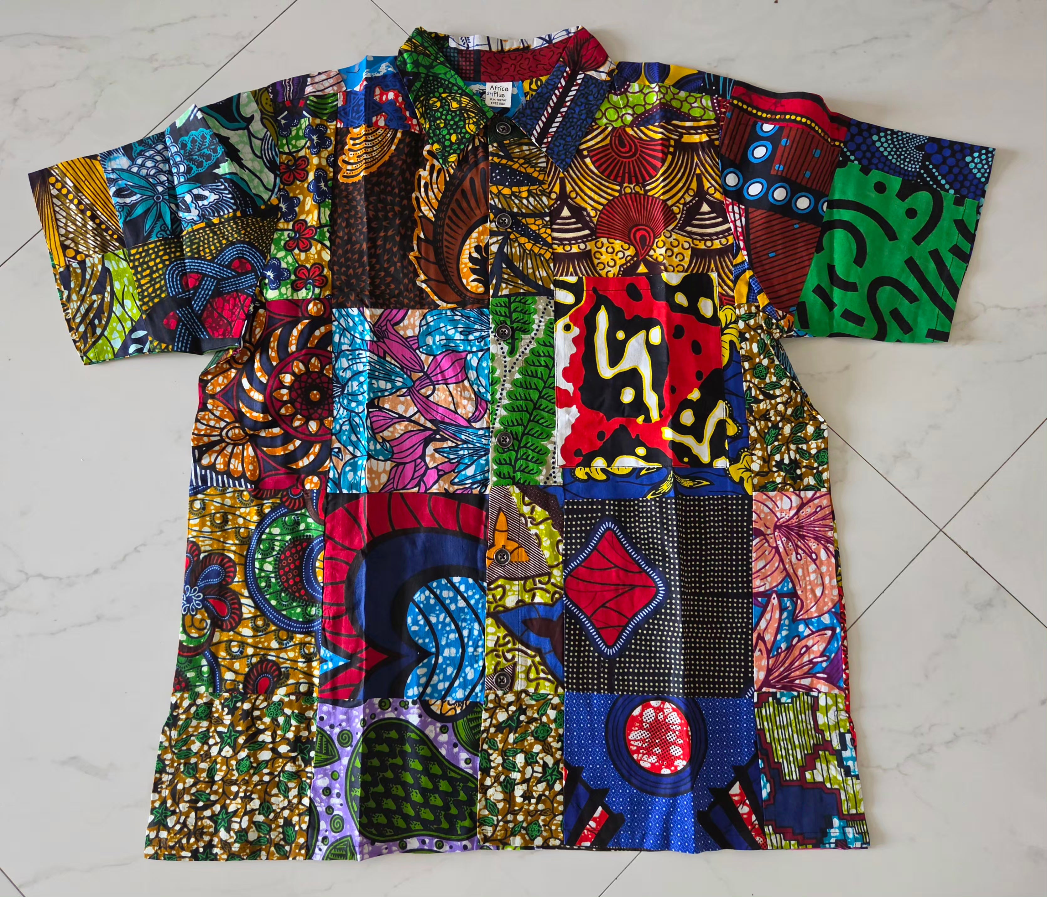 Men's African Button-Down Shirt
