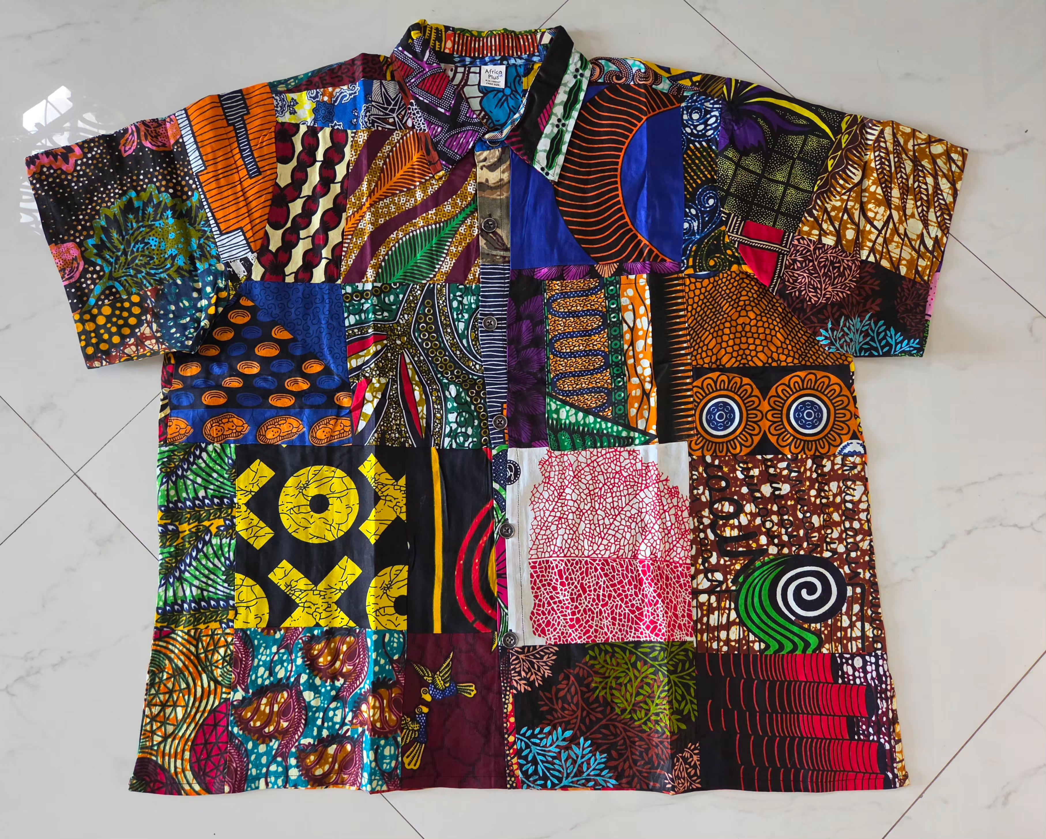 Men's African Button-Down Shirt