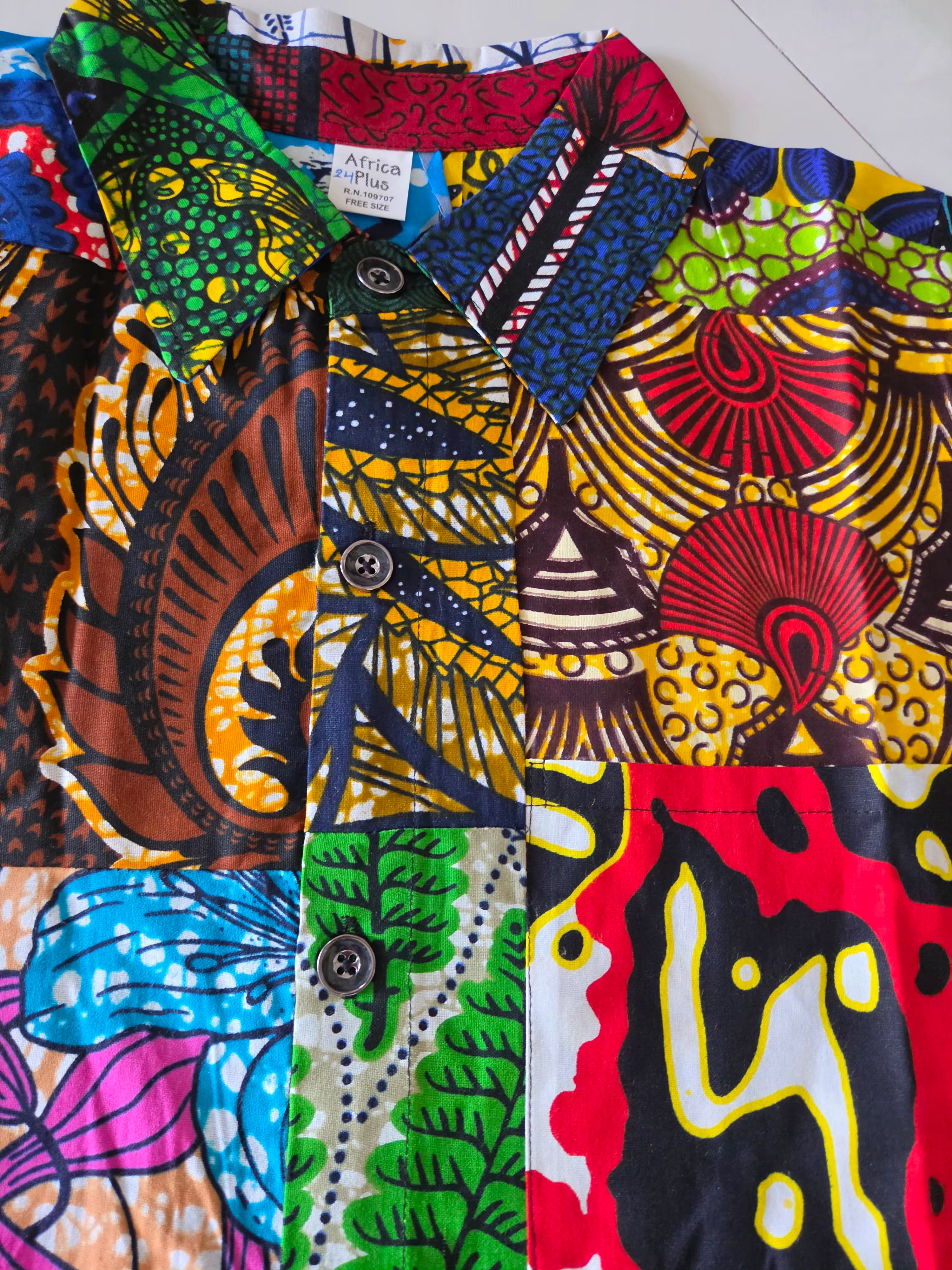 Men's African Button-Down Shirt