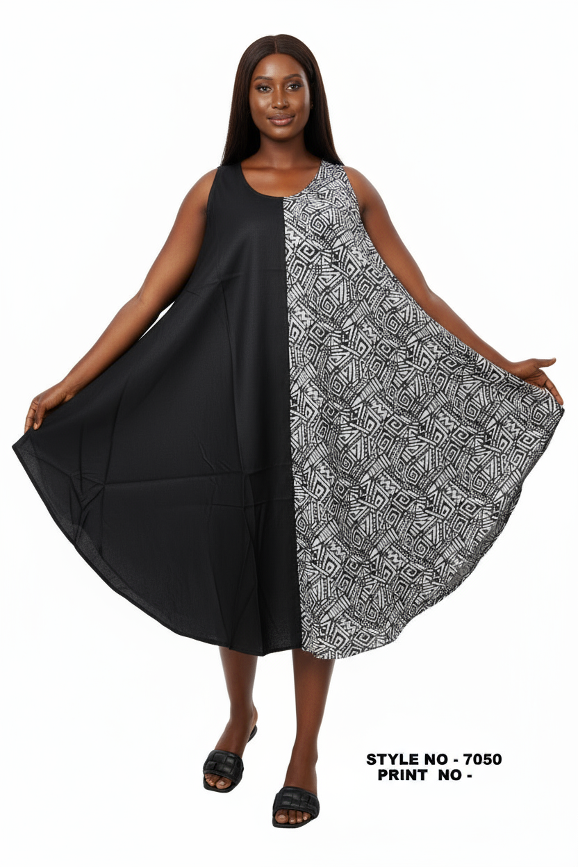 Umbrella Dress/Ethnic Sun Dress-7050