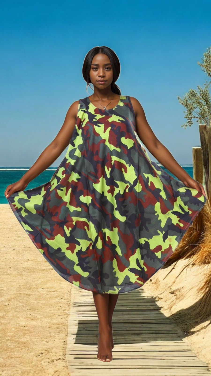 Umbrella Dress/Ethnic Sun Dress- 7063