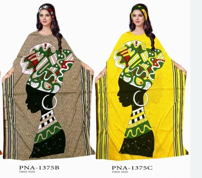 Poly Kaftan Dress -1375