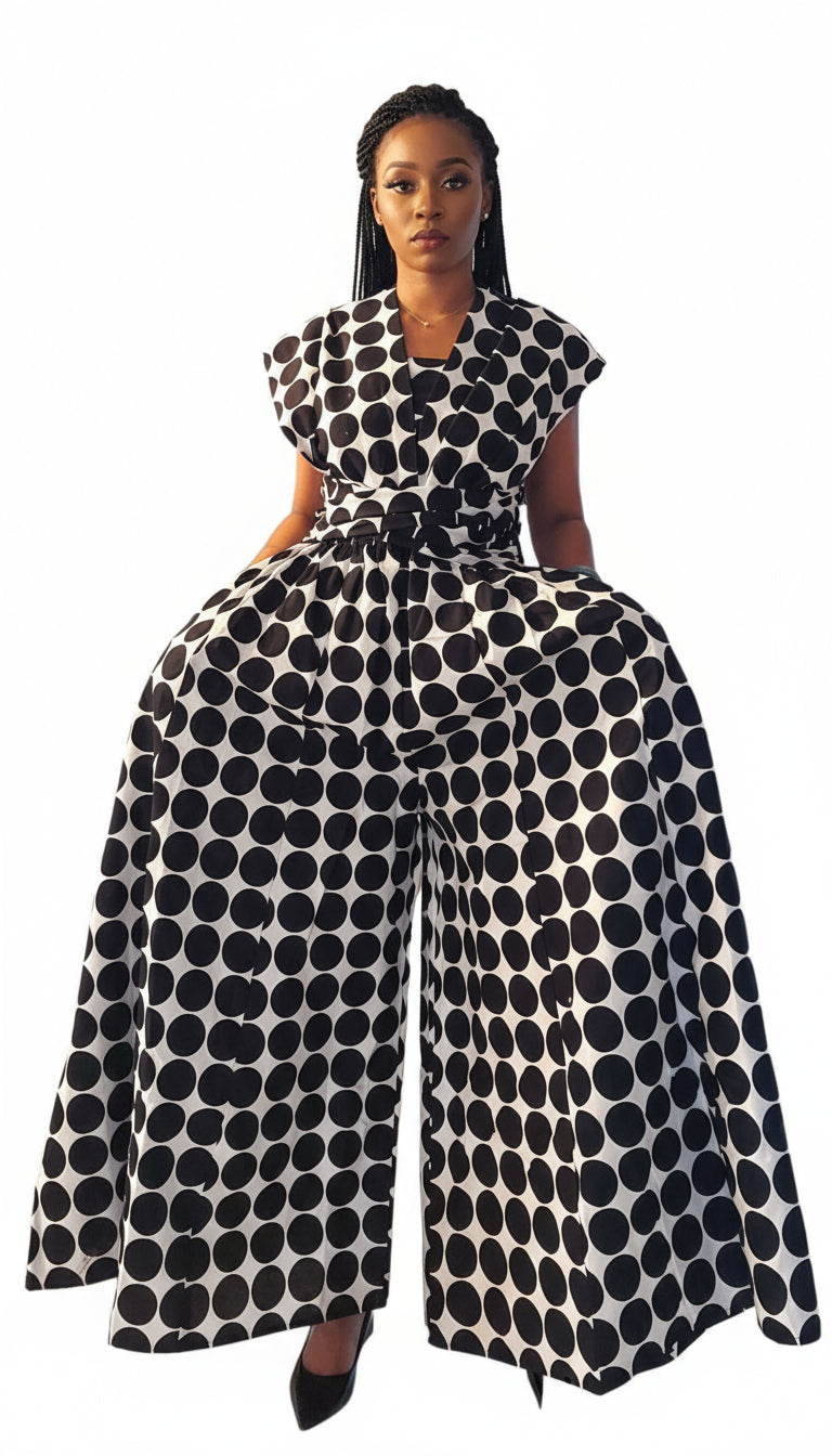 Infinity Palazzo / Romper / Jumpsuit - 901 Polkadot