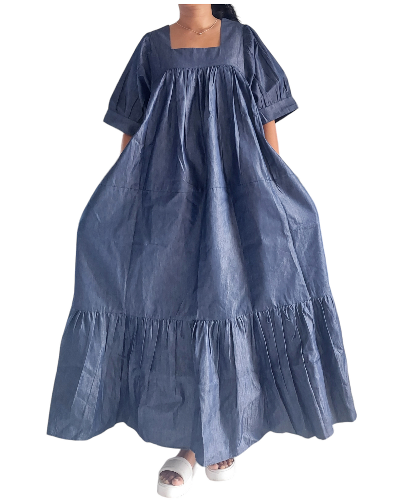 mumu denim dress Tempe Mini Dress ~ Azure Denim Show Me Your Mumu