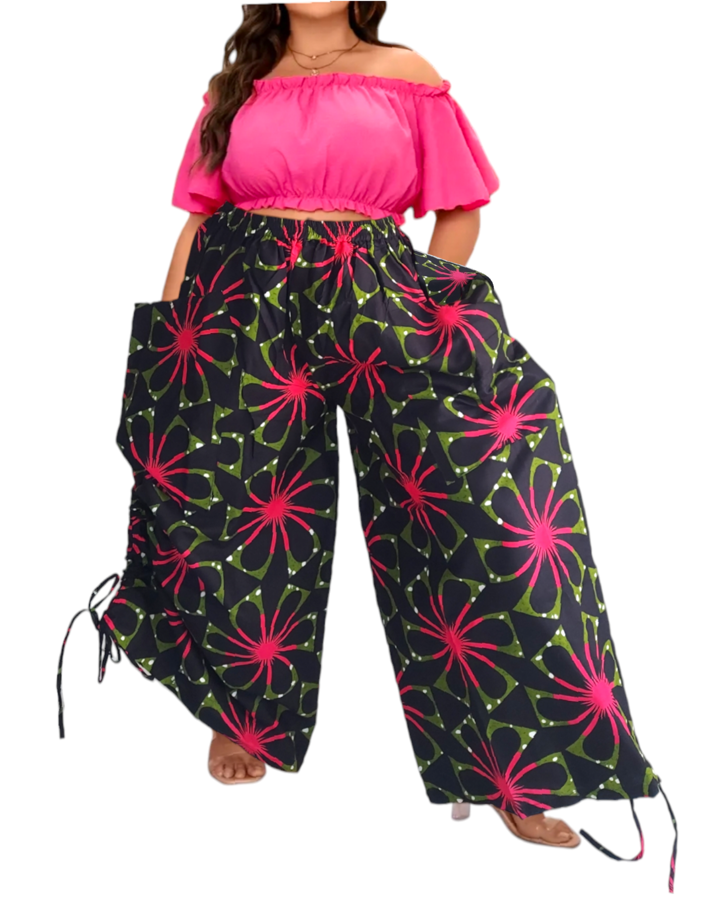 Palazzo with  Adjustable leg String - 7697