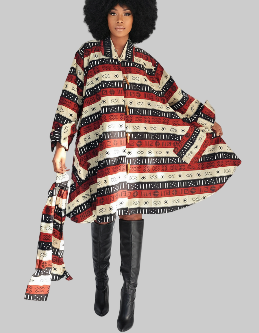 243- Cotton Swing Dress / Top -Tribal