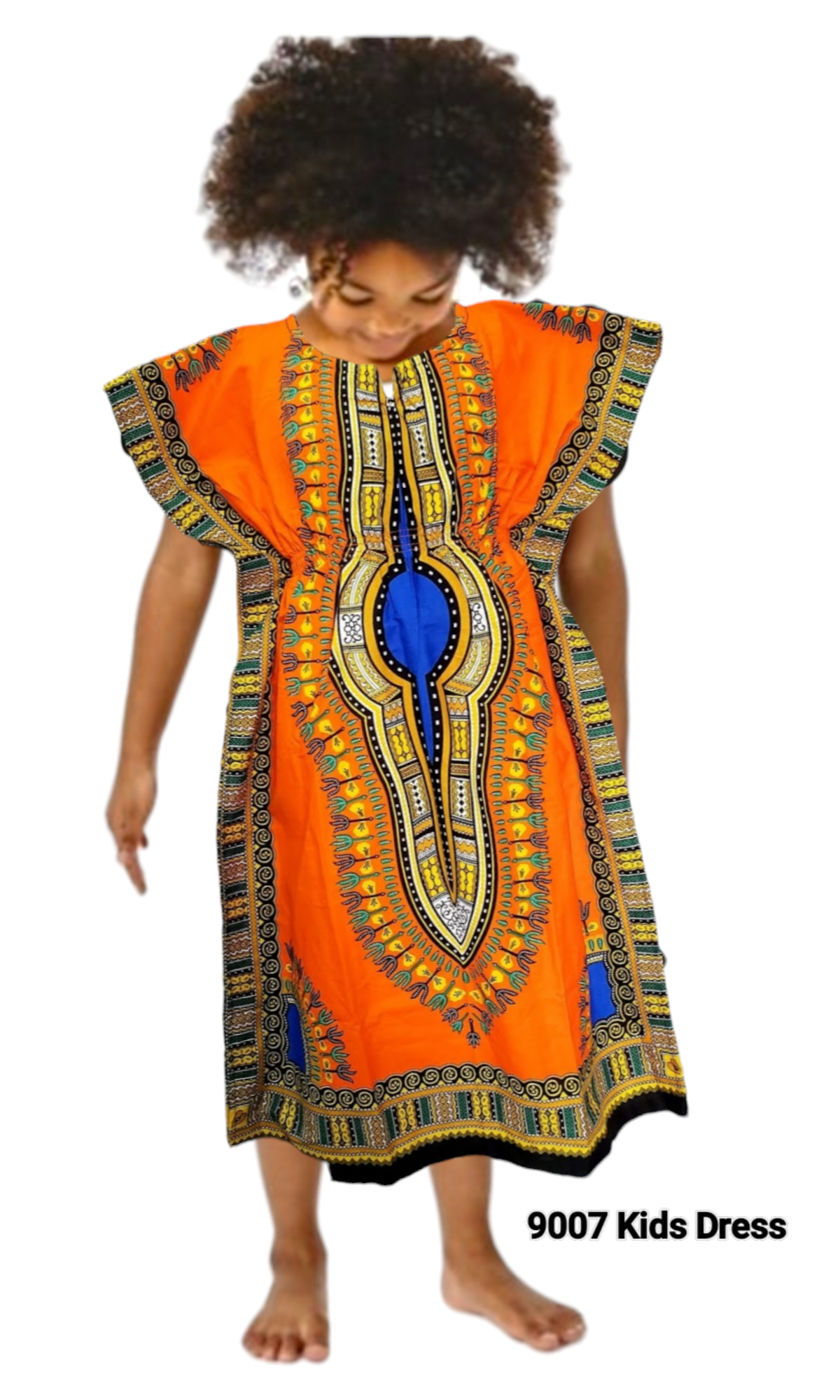 Girls Kaftan Dress-Traditional Dashiki- 9007