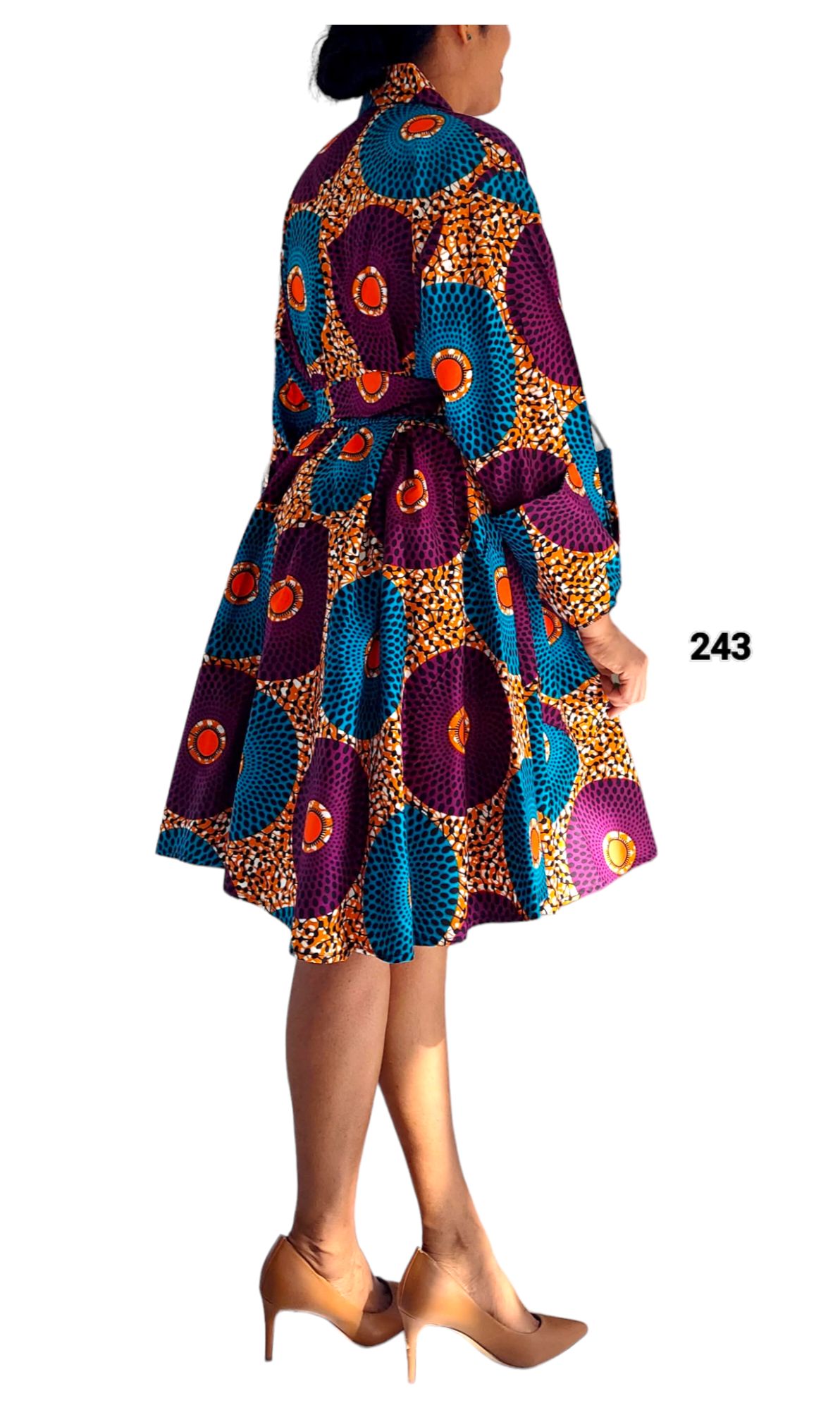 243- Cotton Short Dress / Blouse- Multi