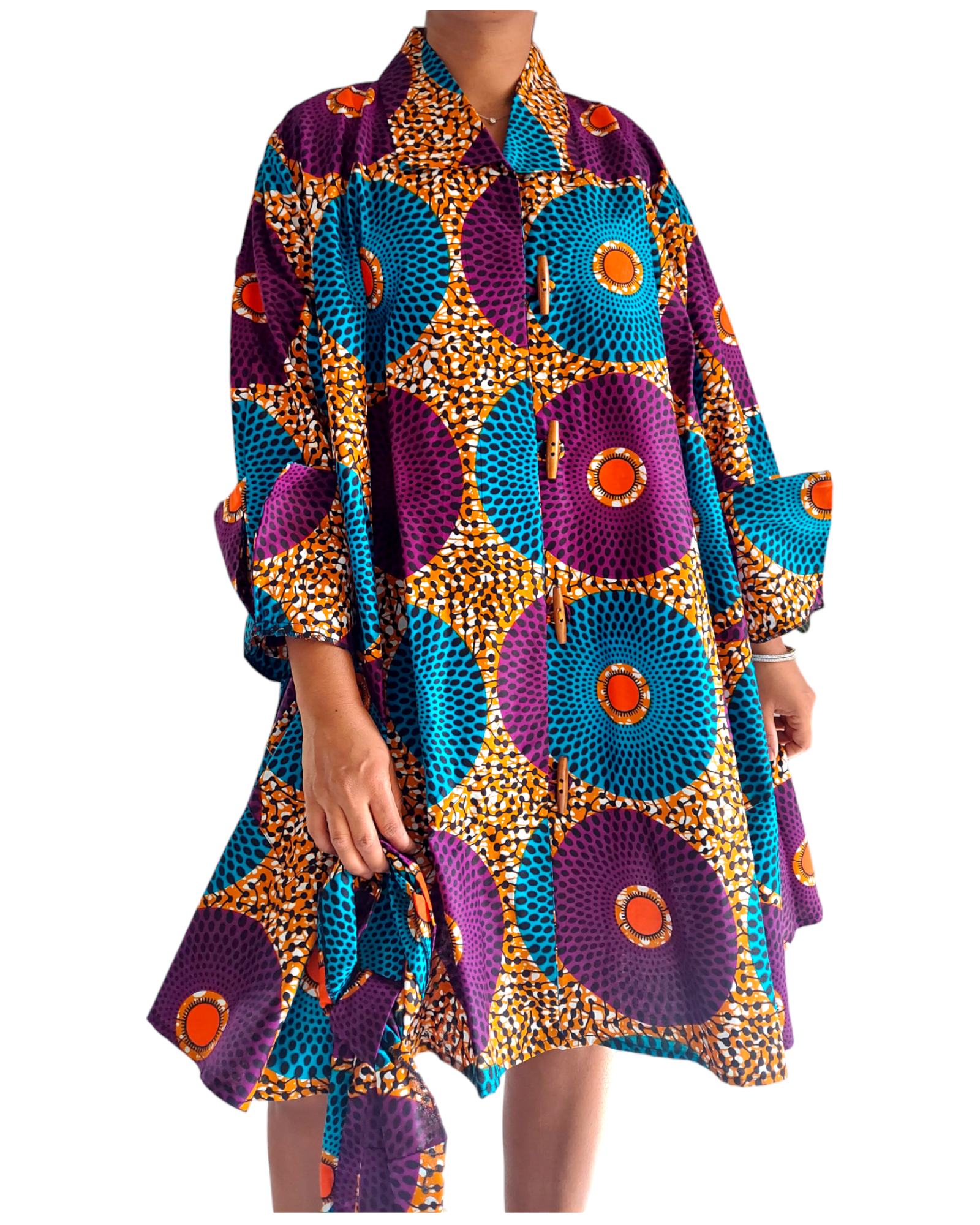 243- Cotton Short Dress / Blouse- Multi