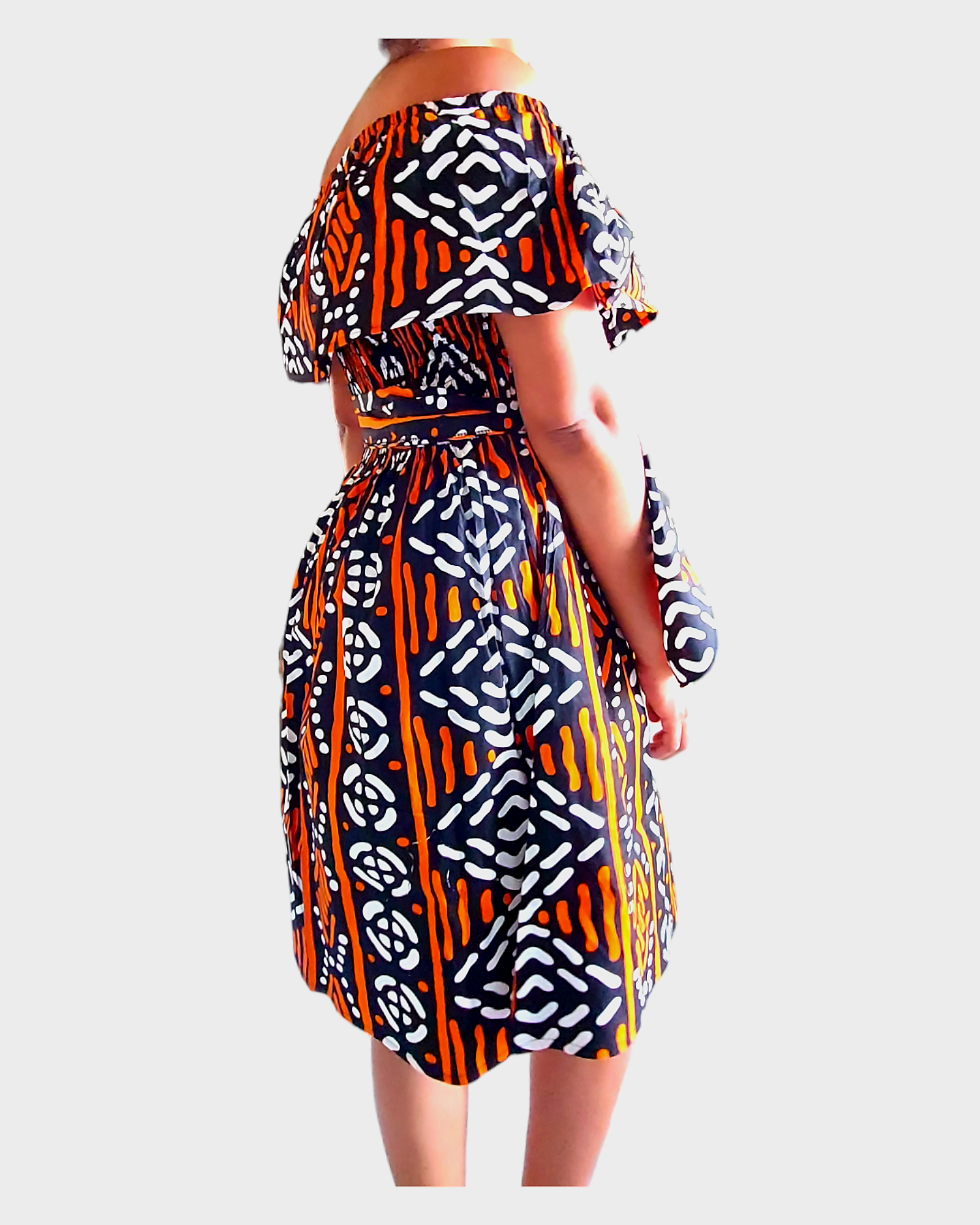 3014M- Middi  Dress -Mud