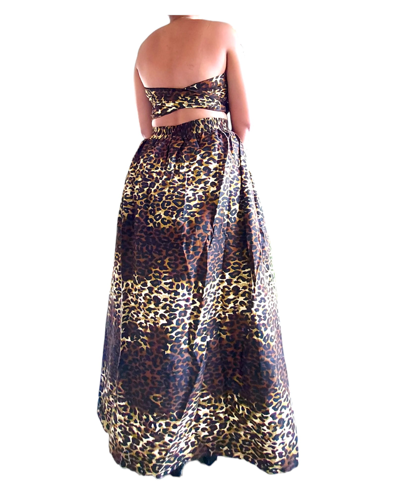 25 - Long Cape Pant / Animal Print