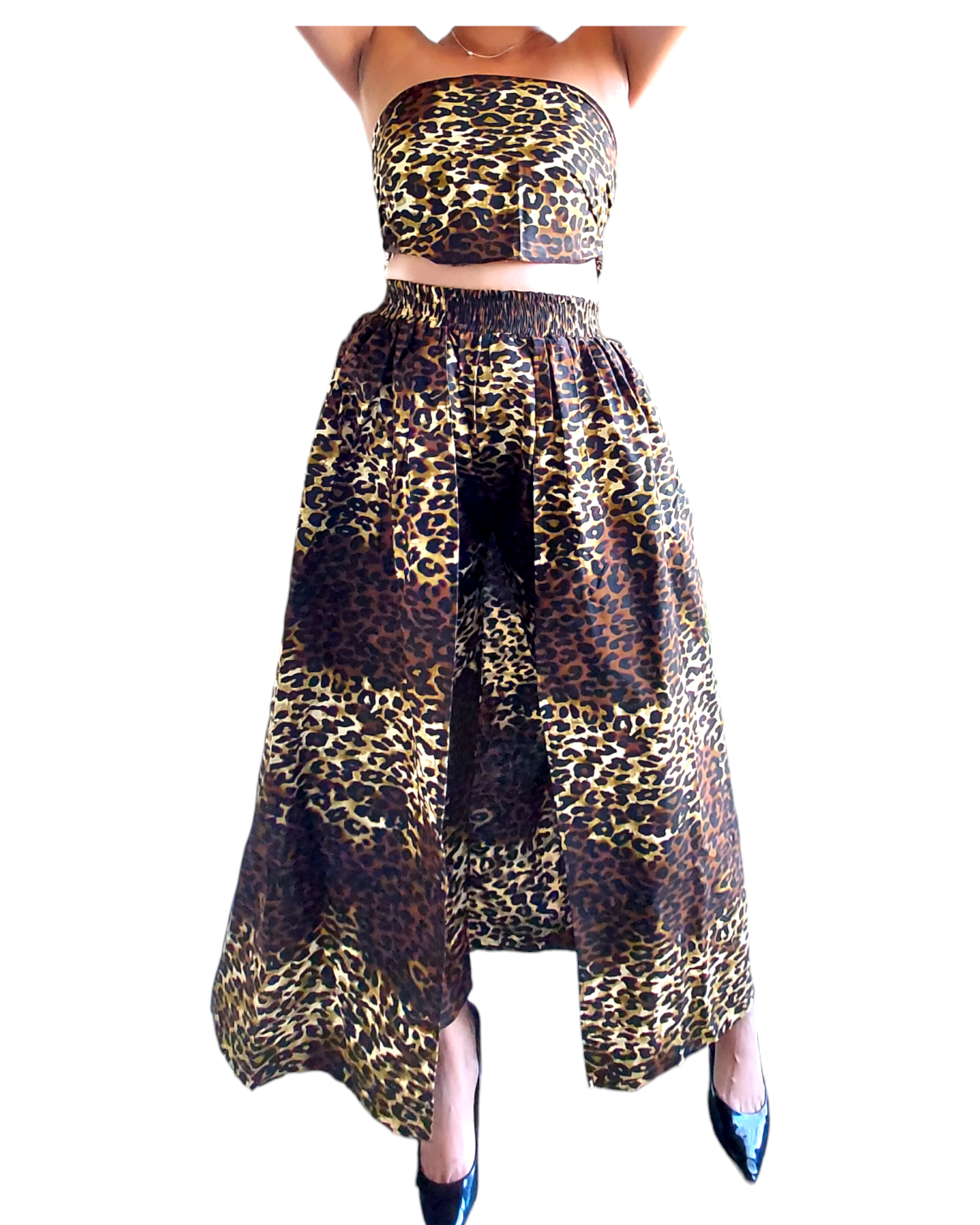 25 - Long Cape Pant / Animal Print