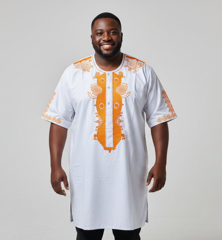 Tunic Shirt / Men/ Unisex/ Embroidery