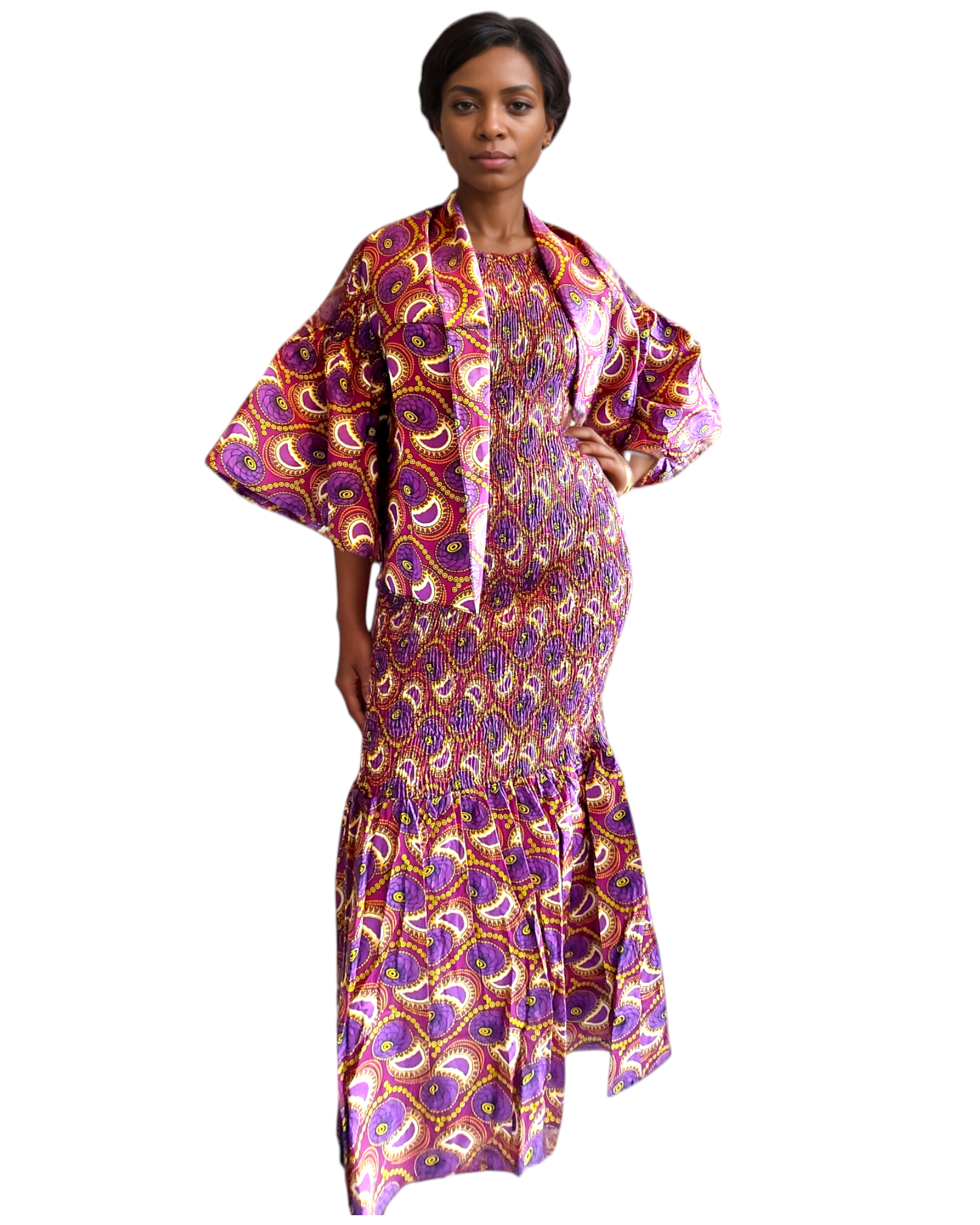 Smock Mermaid Dress 1112K