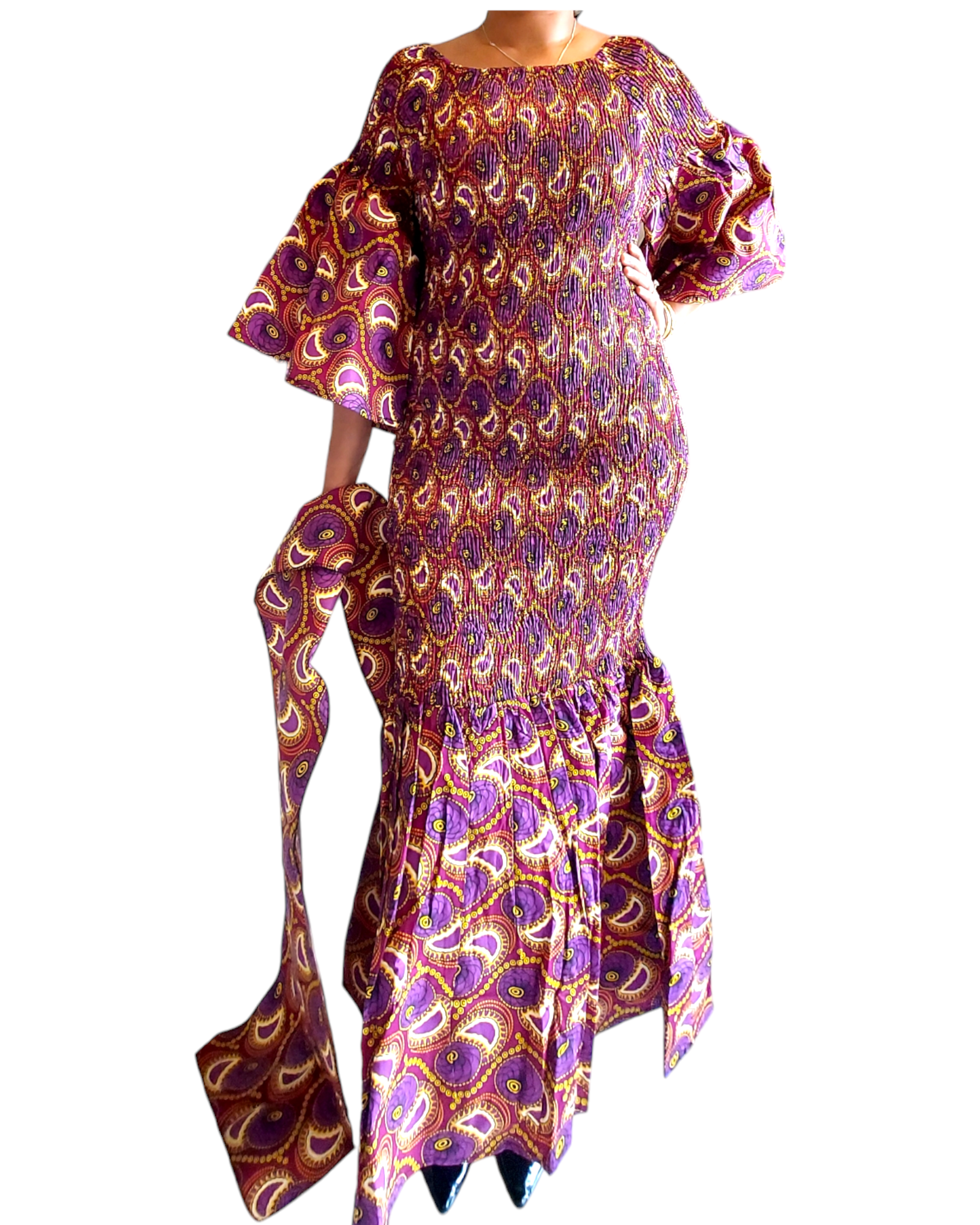 Smock Mermaid Dress 1112K