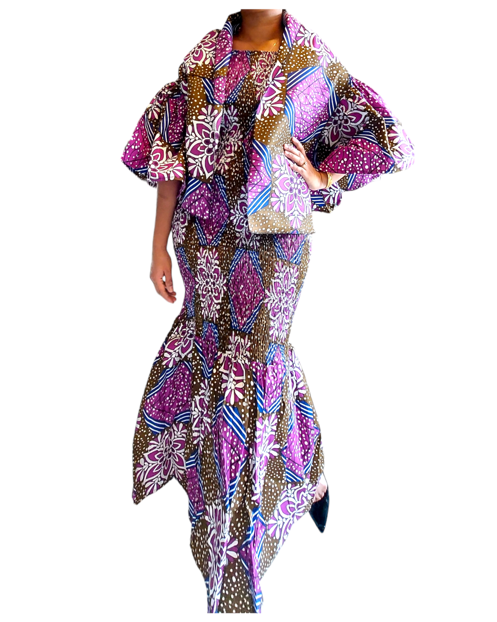 Smock Mermaid Dress 1112I