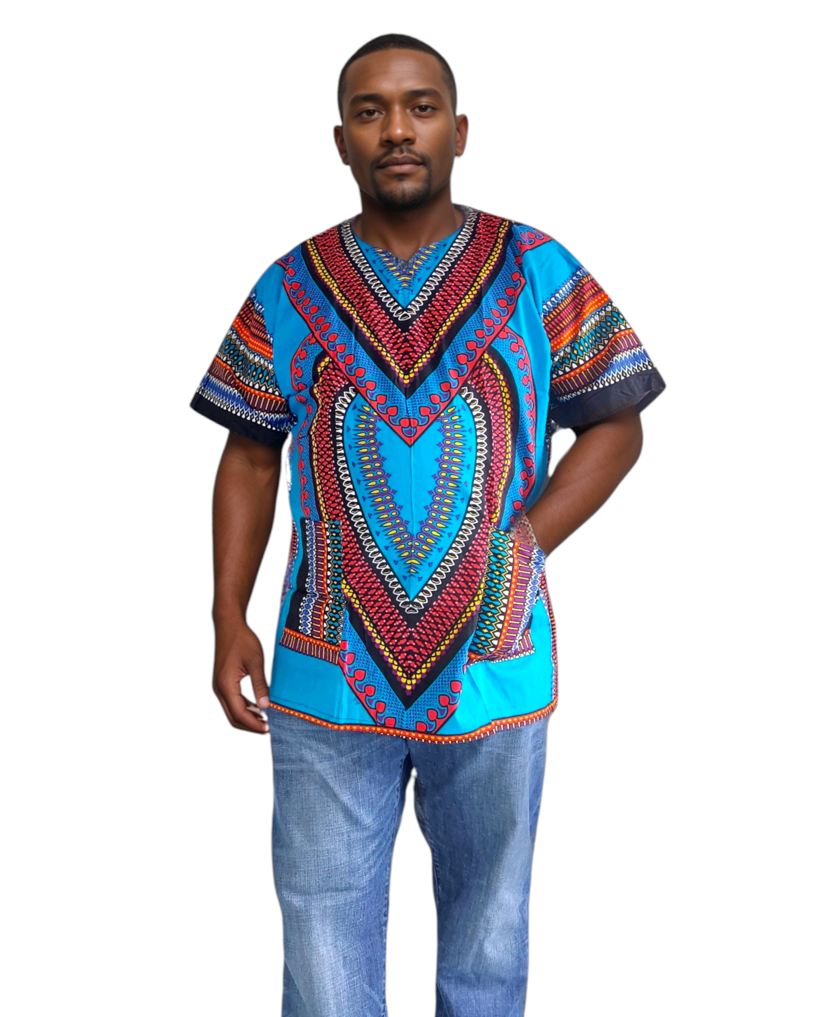 Unisex Heart Dashik Tunic