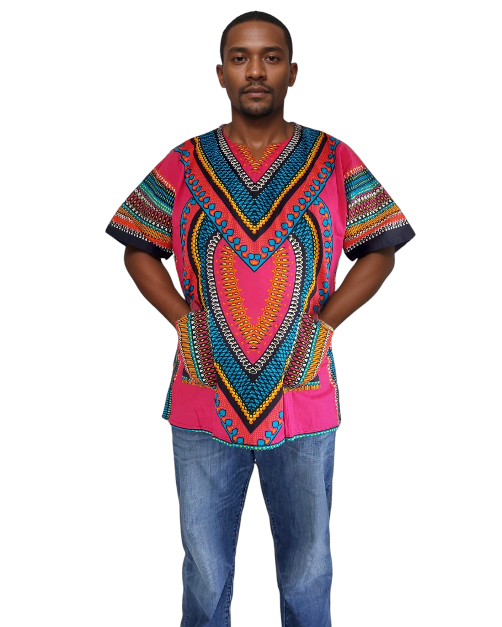 Unisex Heart Dashik Tunic