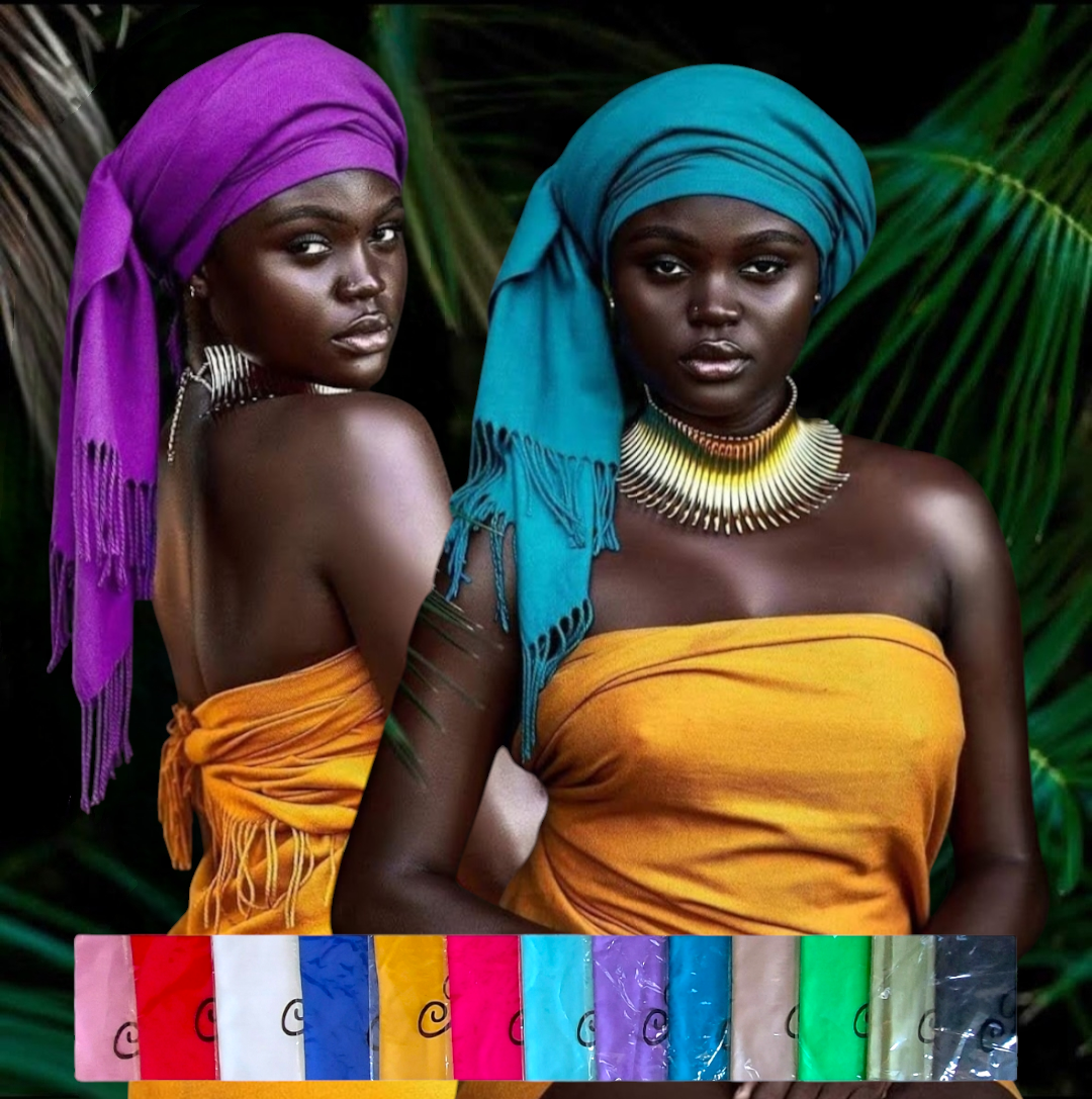 Solid Pashmina Scarf /Shawl/Head Wraps