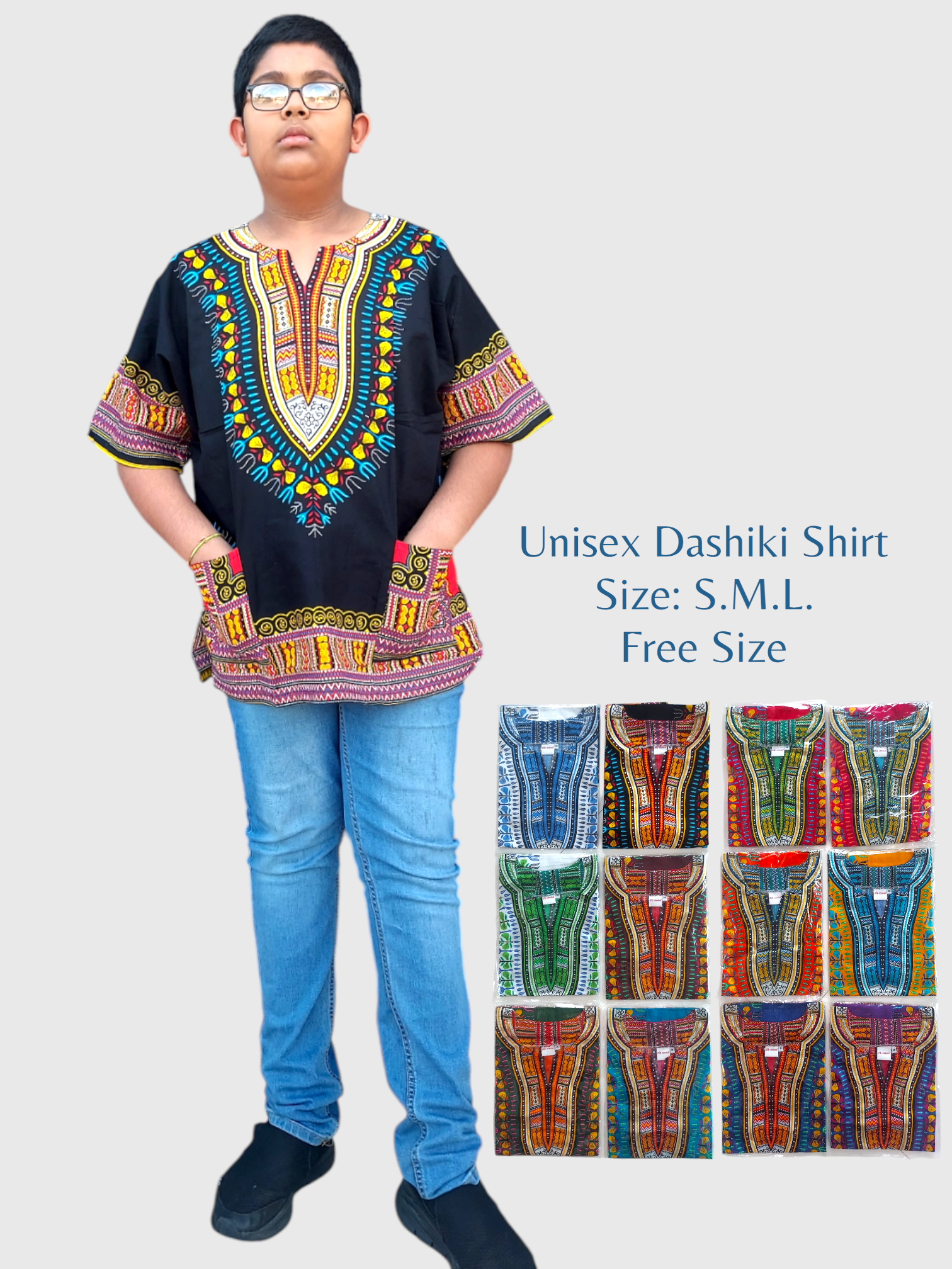 Dashiki Tunic Shirt - Unisex