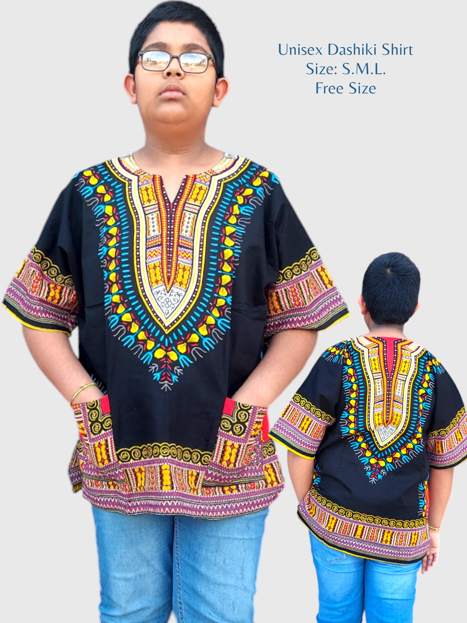 Dashiki Tunic Shirt - Unisex