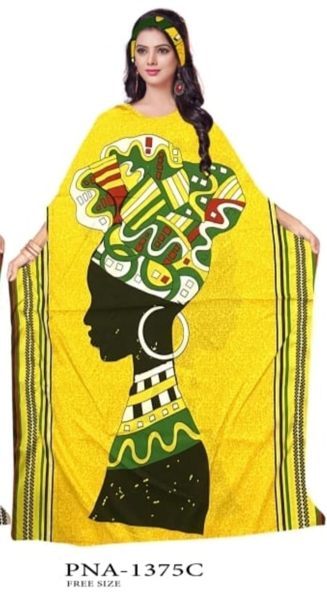 Poly Kaftan Dress -1375