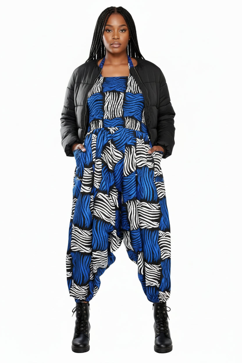 Tube Jumpsuit/ Haren Romper  - Blue 202