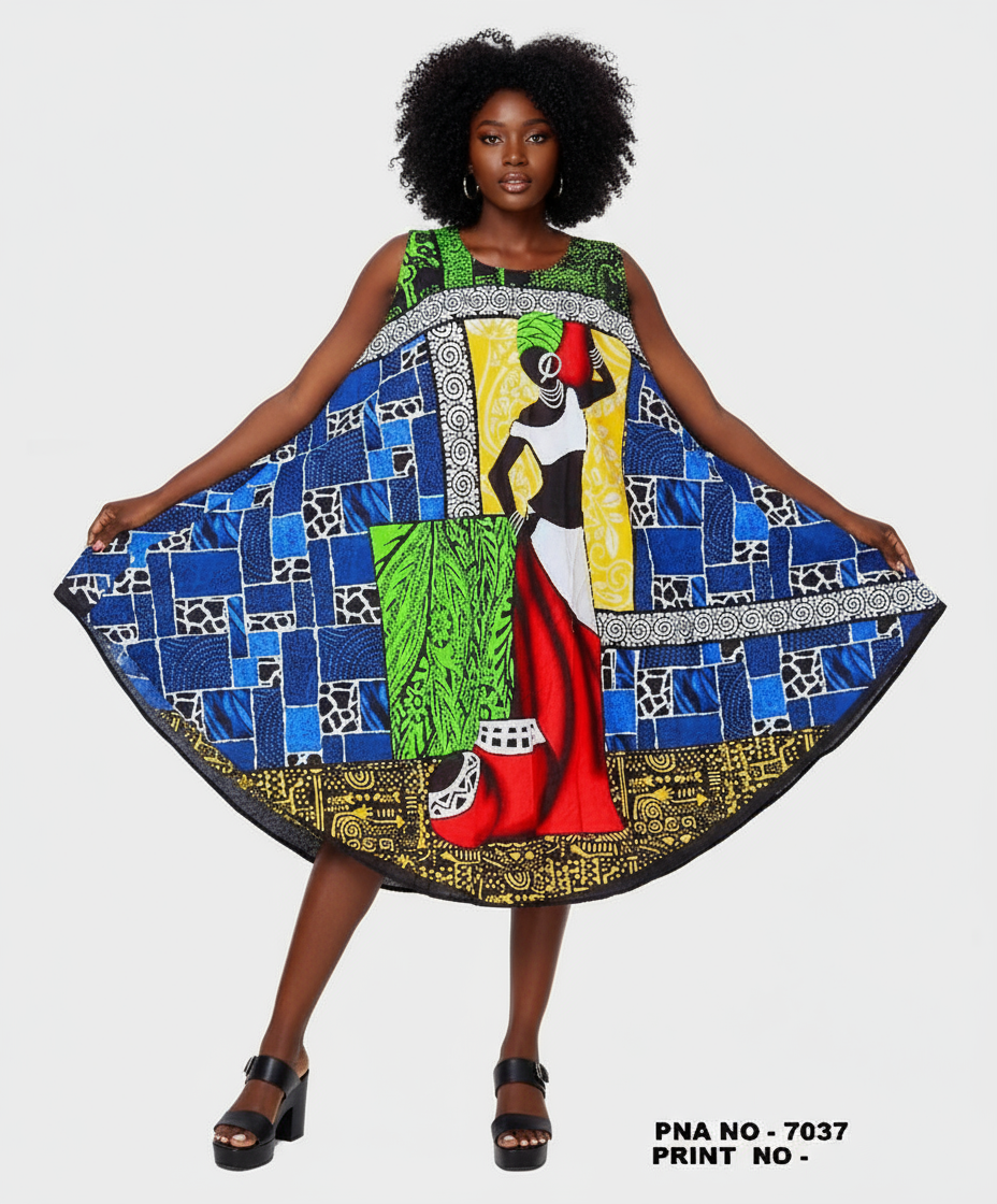 Umbrella Dress/Ethnic Sun Dress- 7037