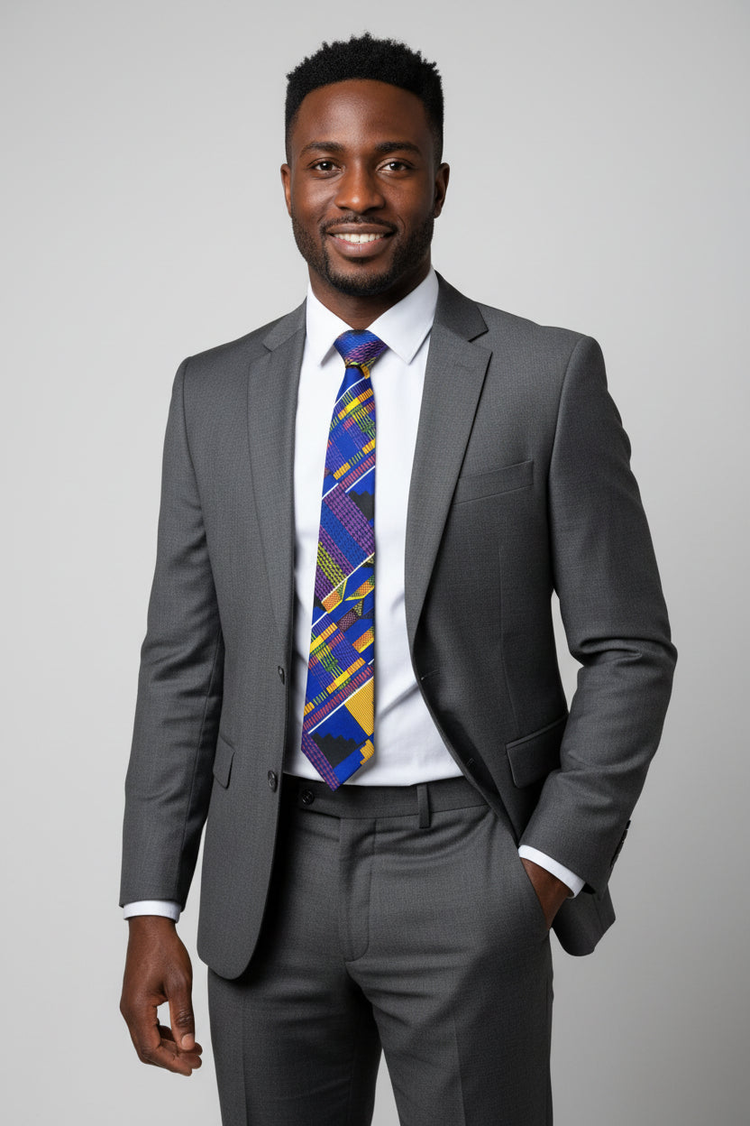 4 Pcs Bow tie Set-Kente3