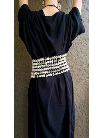 6 Layered Cowrie Shells Waist Belt