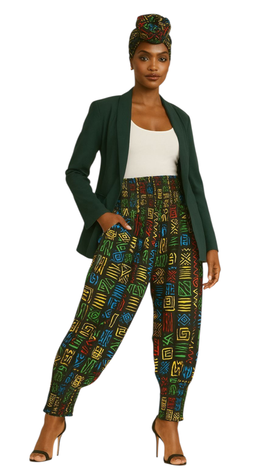 Women Harem Pant - Rasta SK24