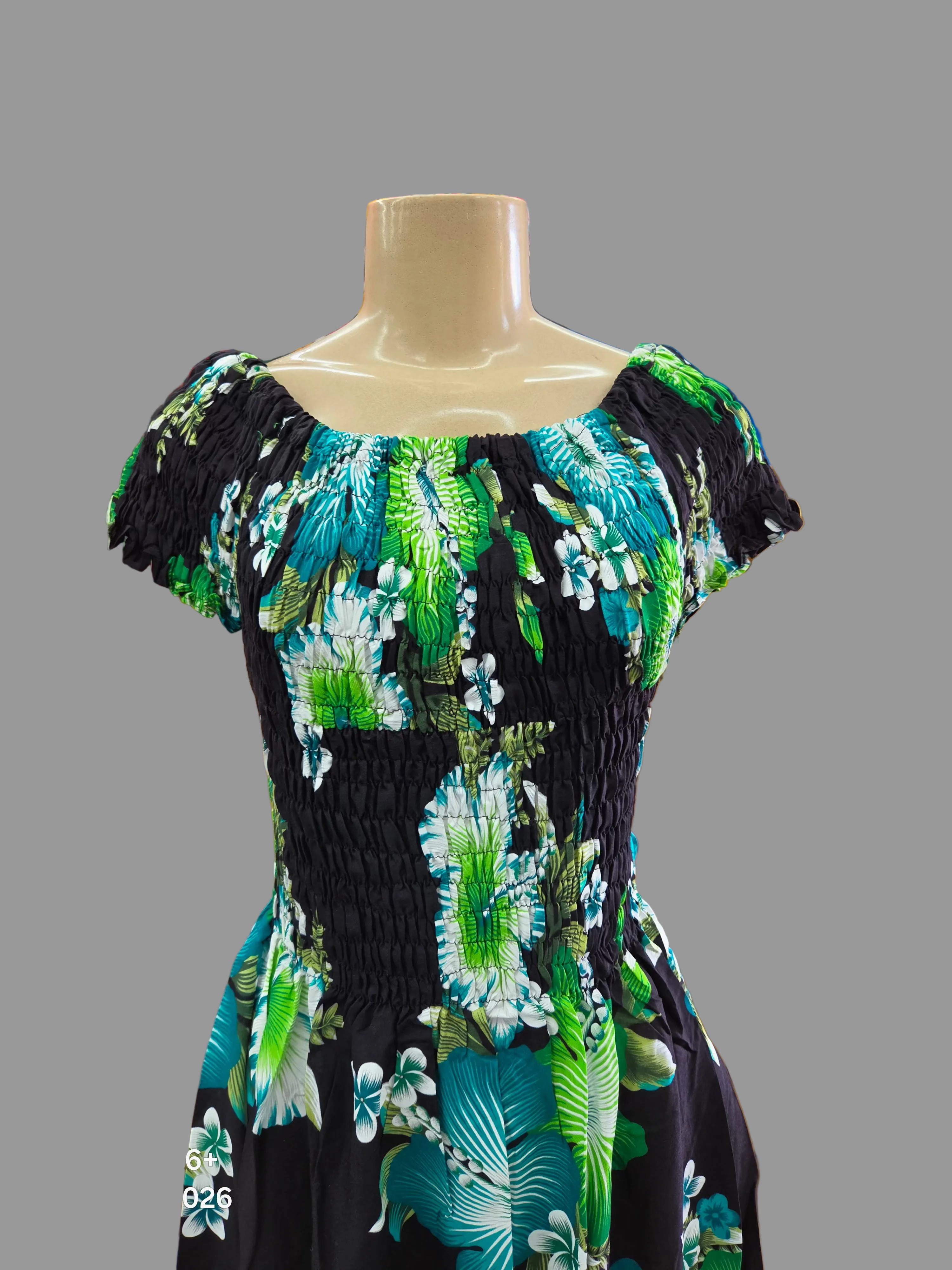 Hawaiian Floral Dress (6-Pack) - 743R