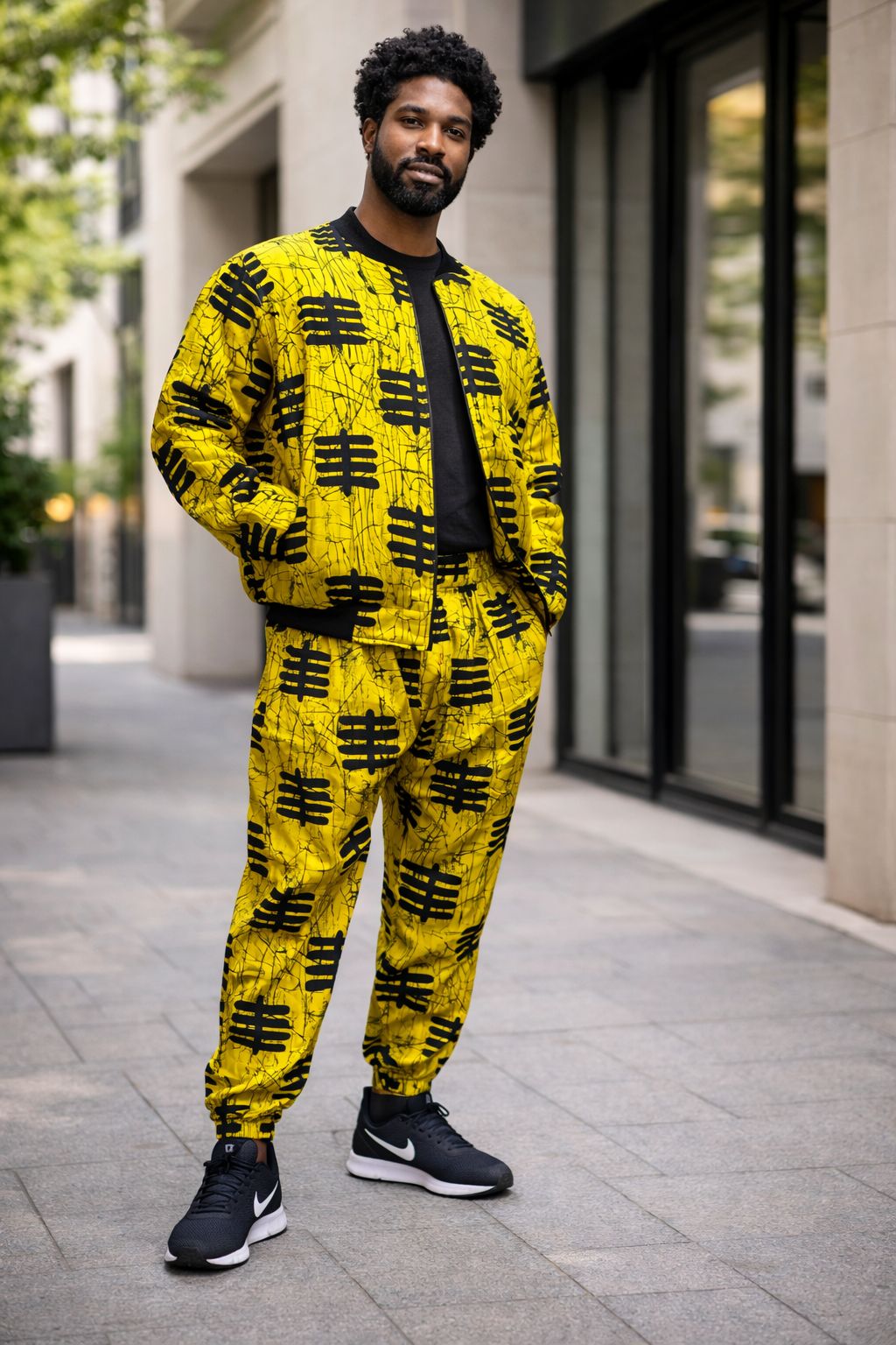 Tracksuit Set / Bomber Jacket & Slacks / Unisex FJ014-E