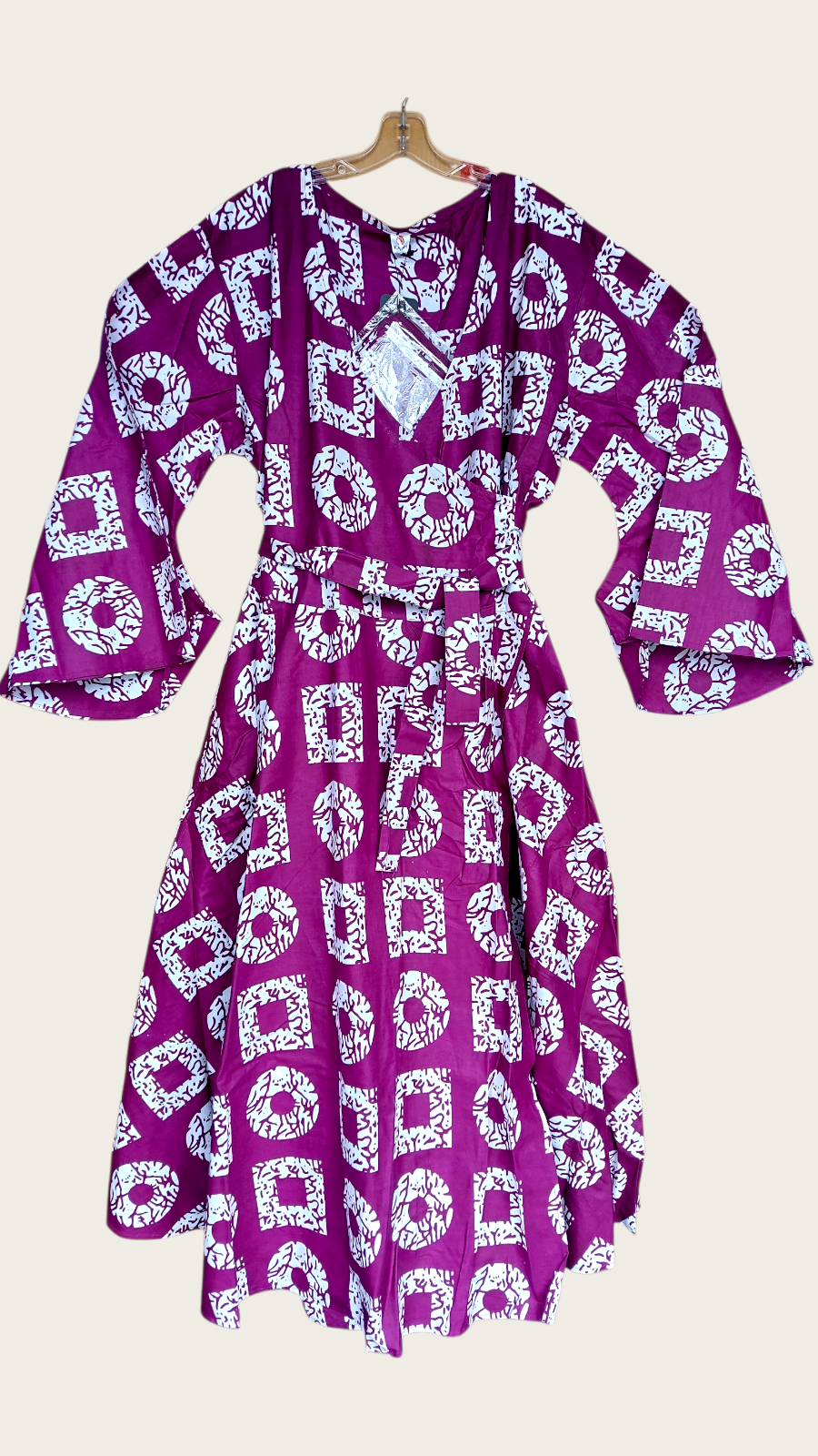 Wrap Dress / Ankara  Print - 1360 B