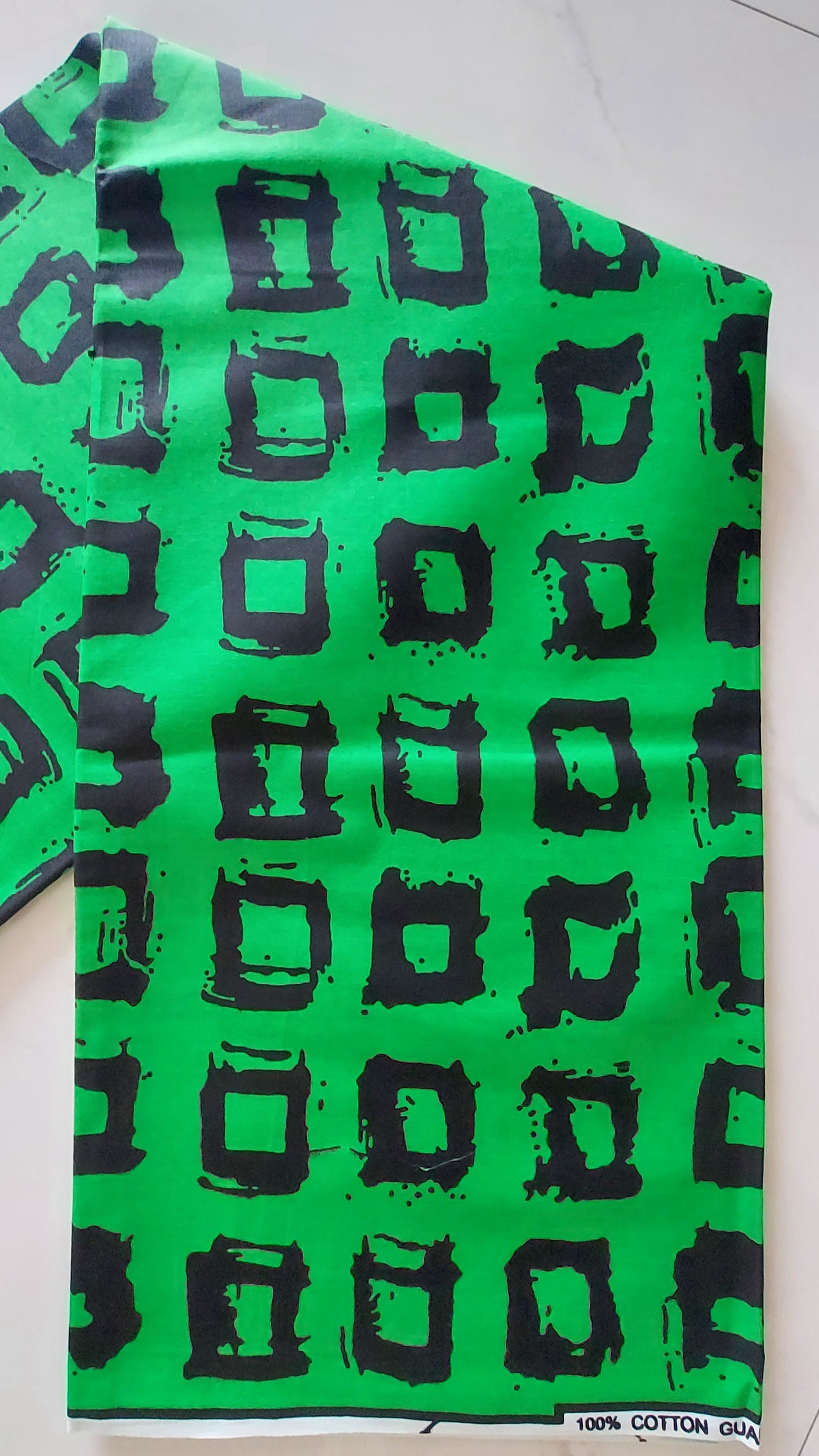 Raw Fabric 6 Yards African Print F-21