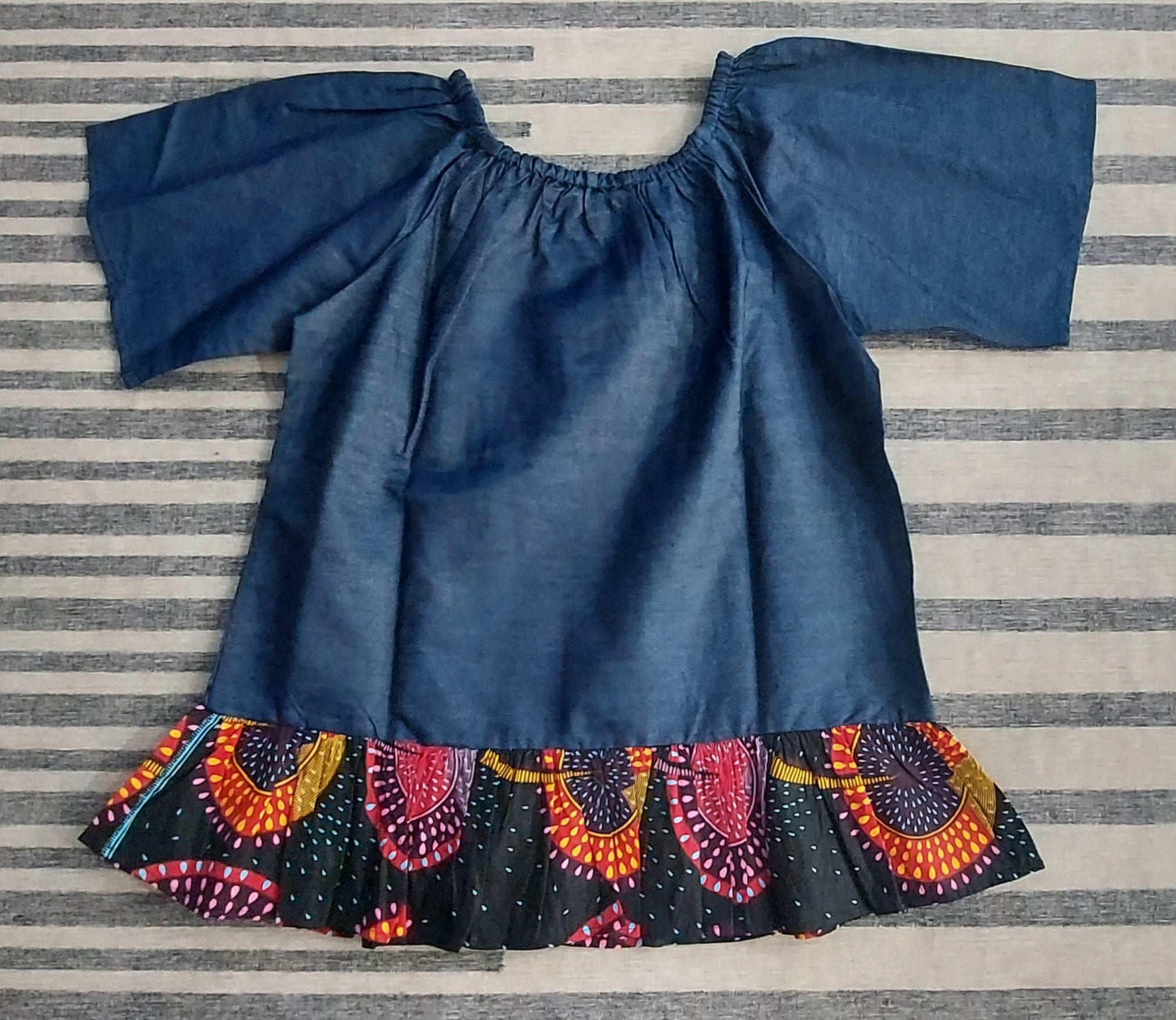 Women Denim Blouse 7048 B