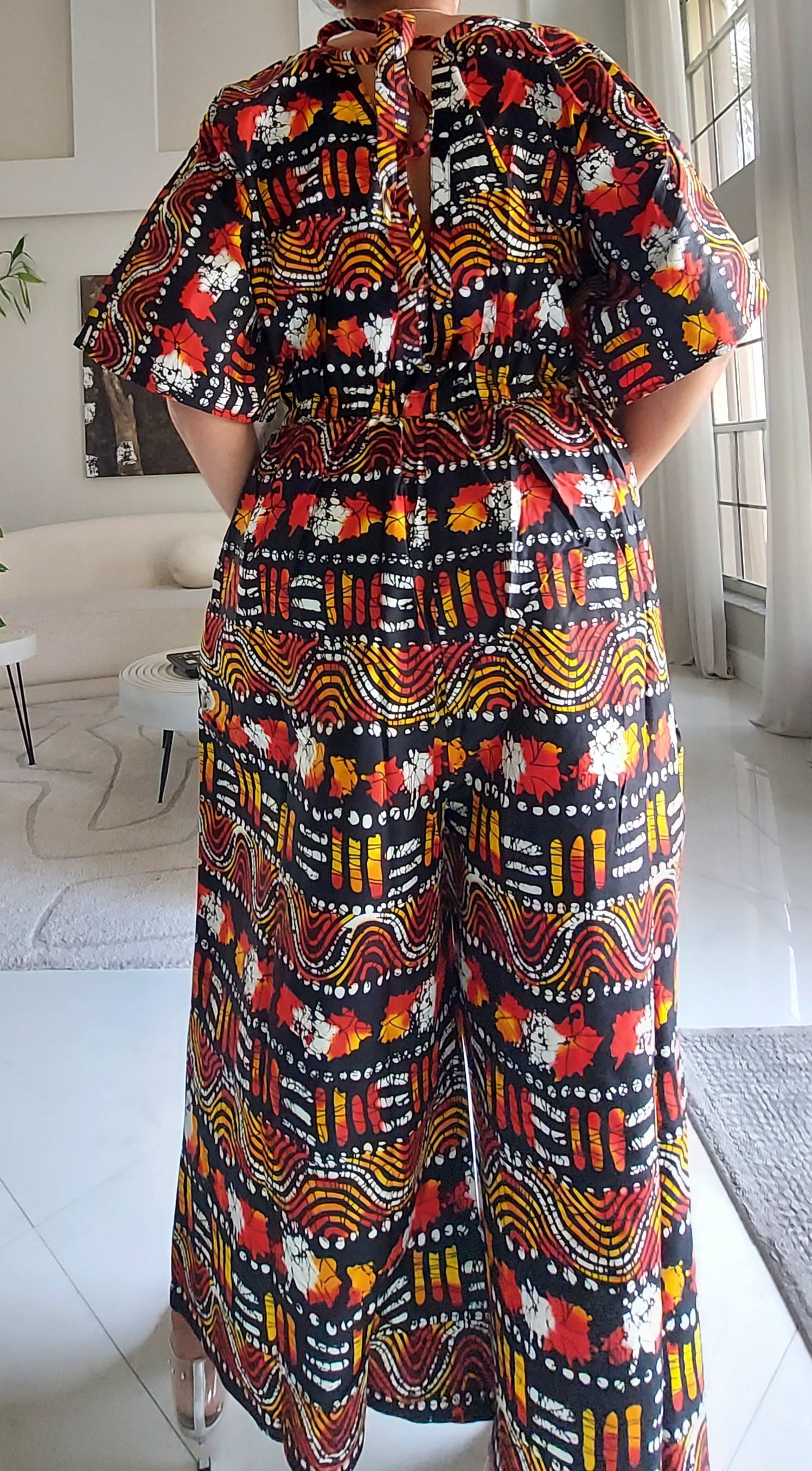 Ankara Wide-Leg Jumpsuit KVZ40 E