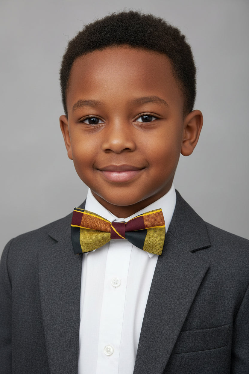 4 Pcs Bow tie Set-Kente1