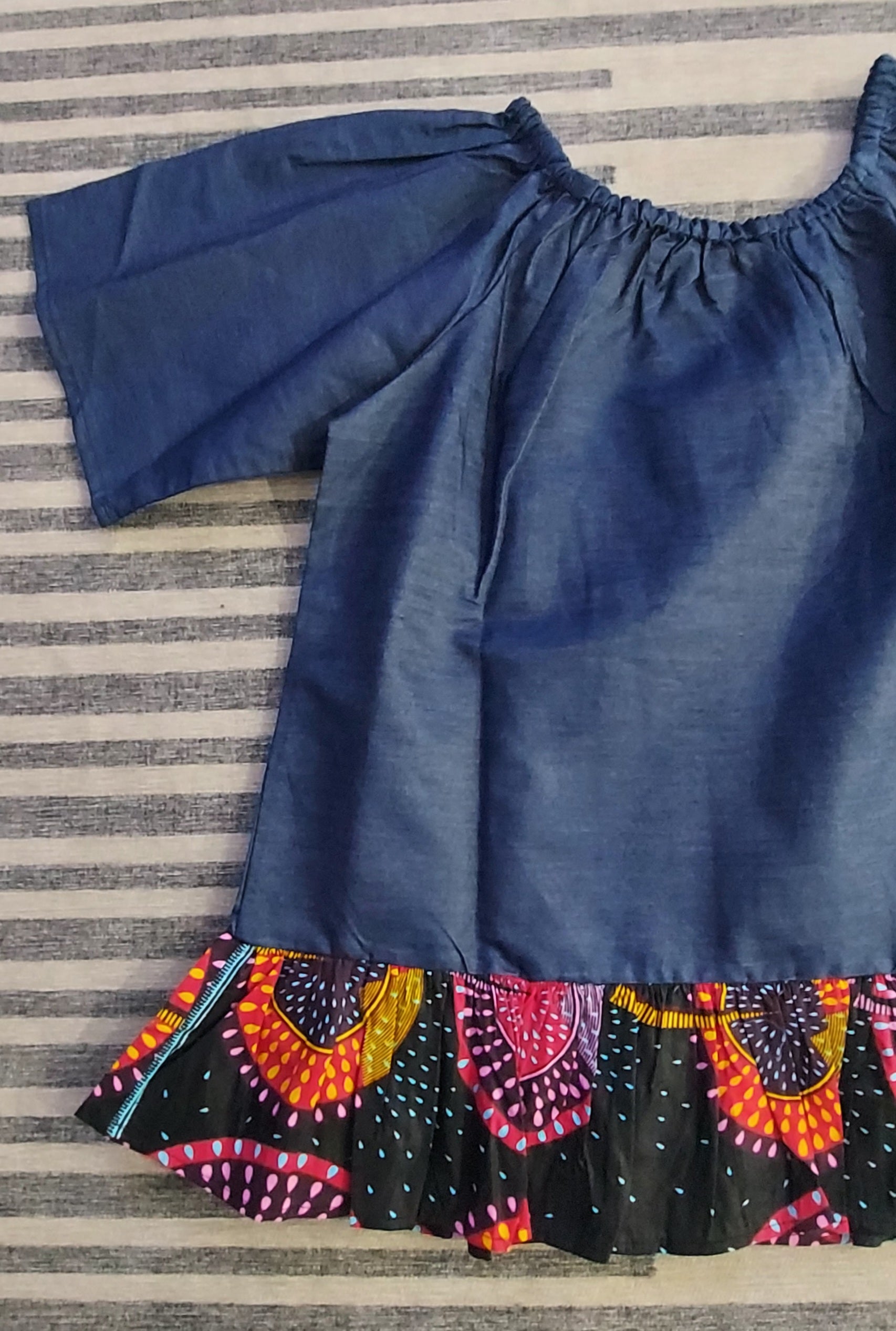 Women Denim Blouse 7048 B