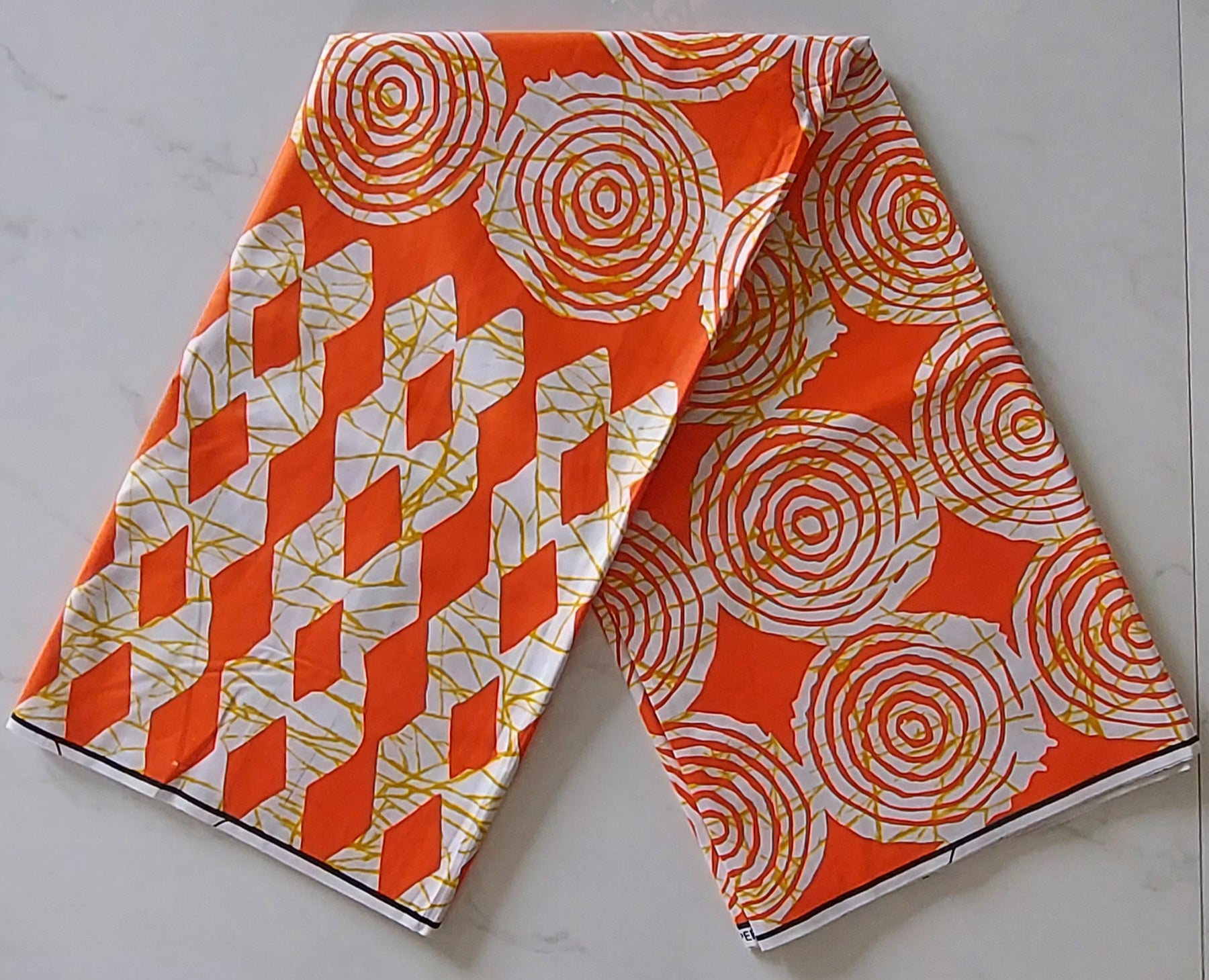 Raw Fabric 6 Yards African Print F-20