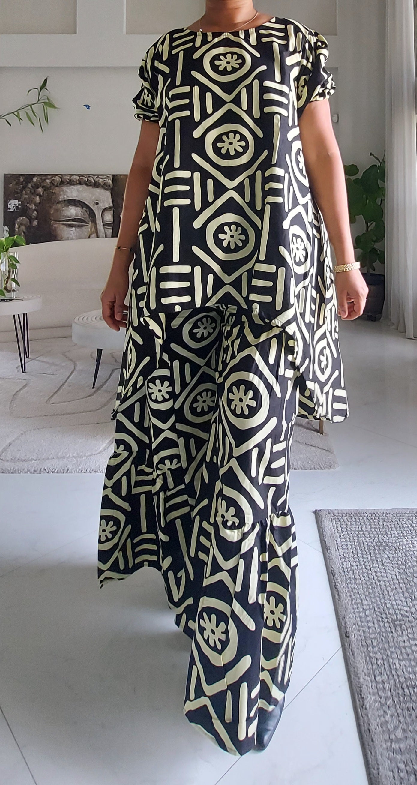 Woman Pant & Blouse Set 7772 - 359