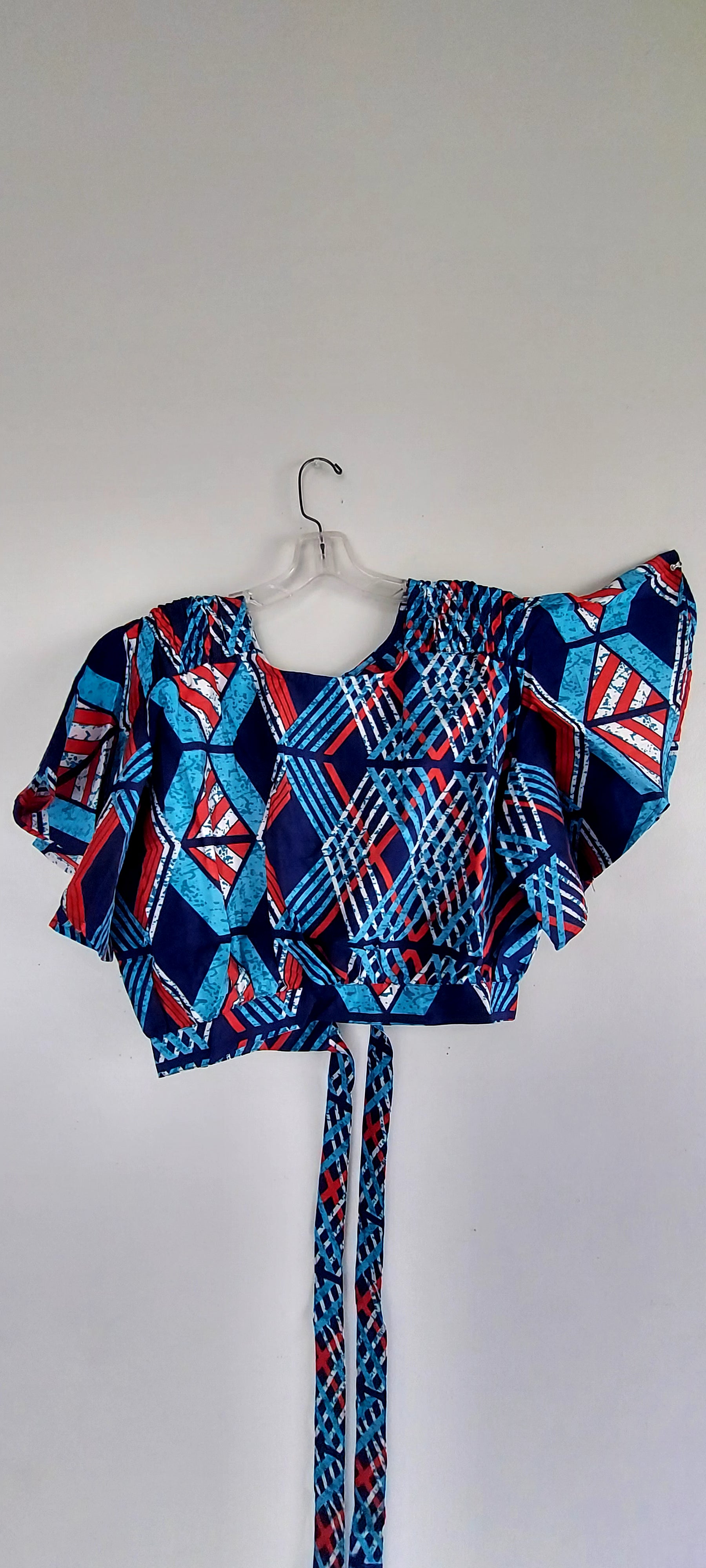 Crop Top / Faux Silk - 607A