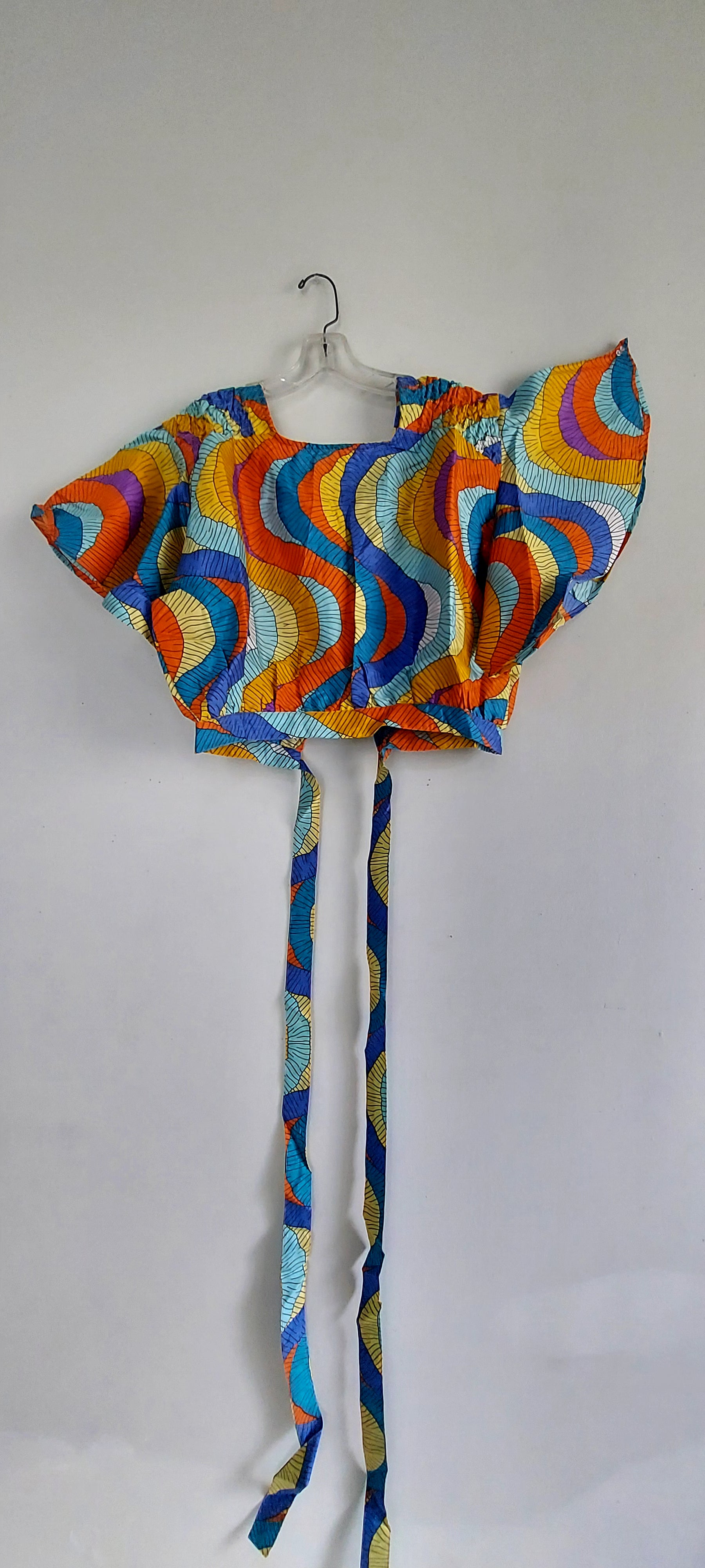 Crop Top / Faux Silk - 607D