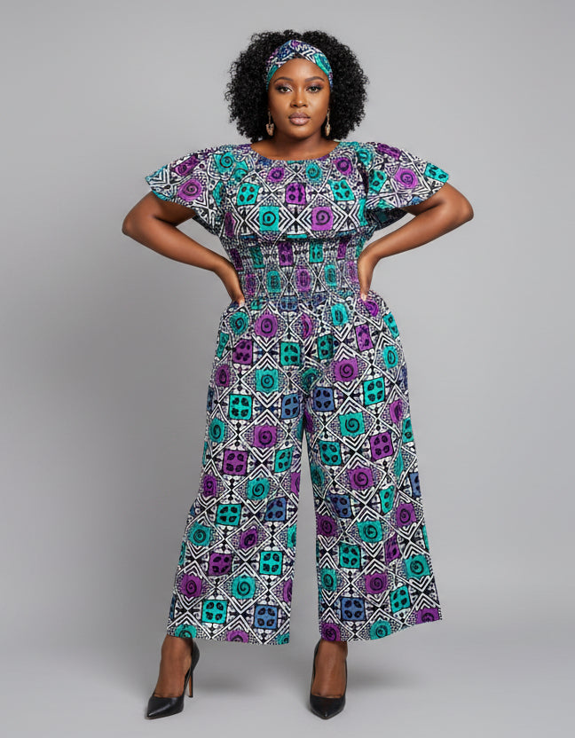 Romper / Junpsuit With Ruffle - KVZ09 K