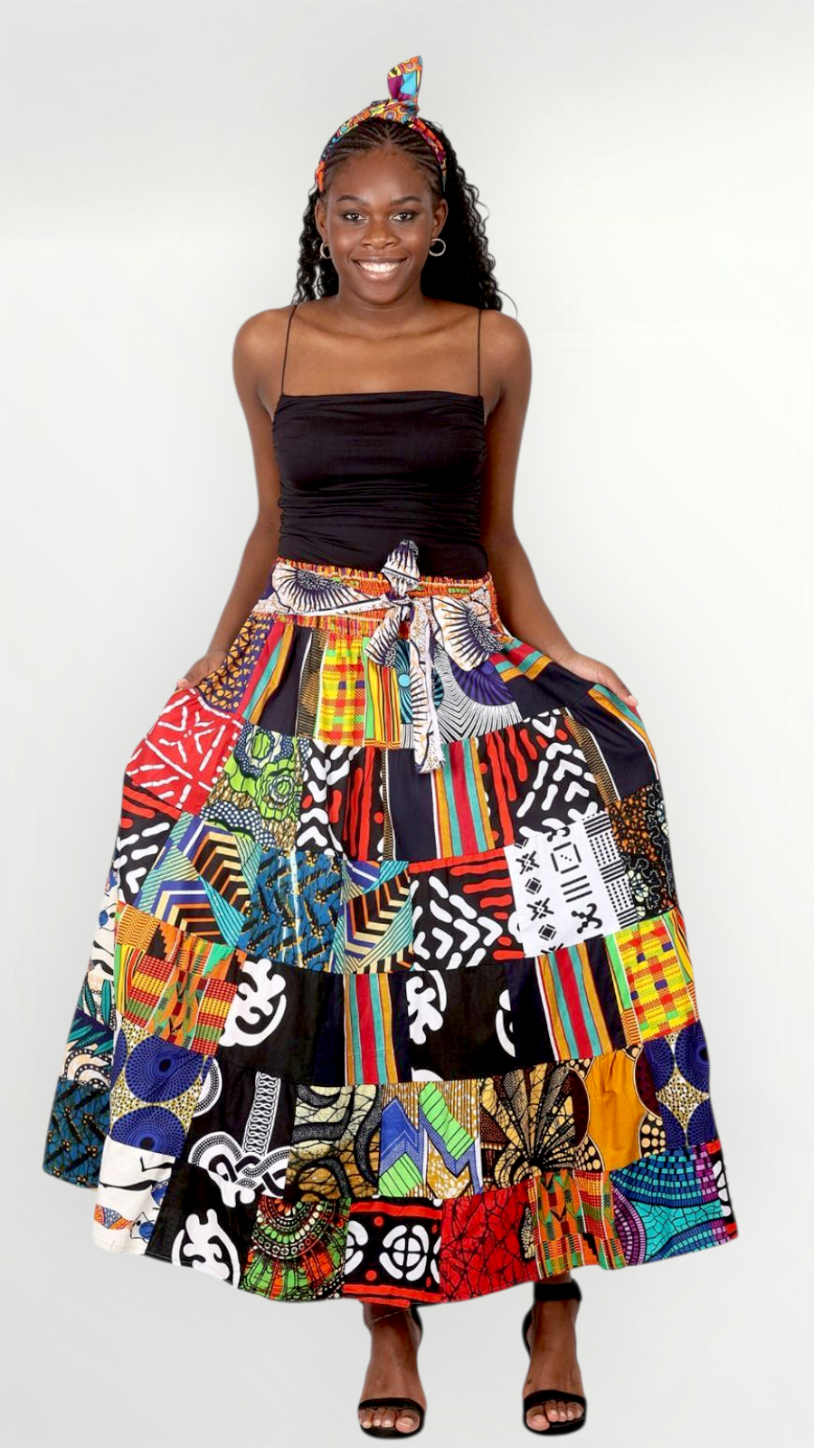 Patch Skirt/ Maxi - KVZ77