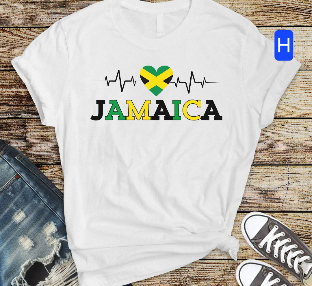 Tees / Unisex T-Shirt White / Jamaica  Theme